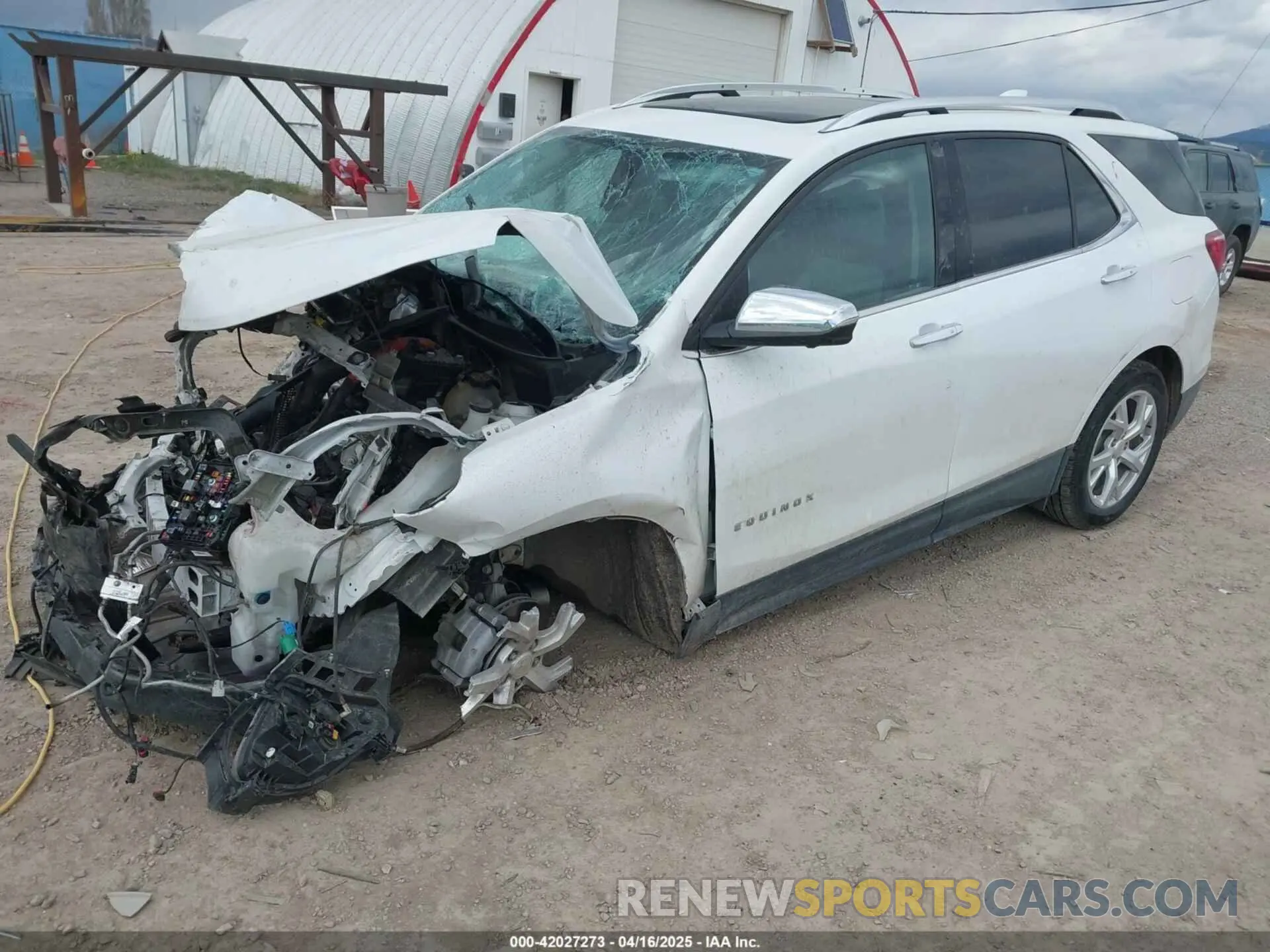 2 Photograph of a damaged car 3GNAXZEUXKS598469 CHEVROLET EQUINOX 2019