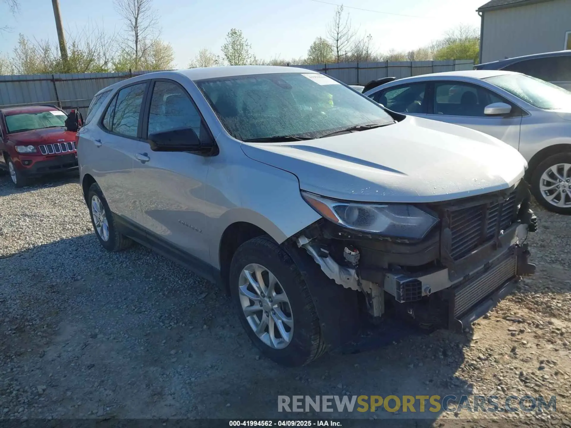 1 Photograph of a damaged car 2GNAX5EV3L6217482 CHEVROLET EQUINOX 2020