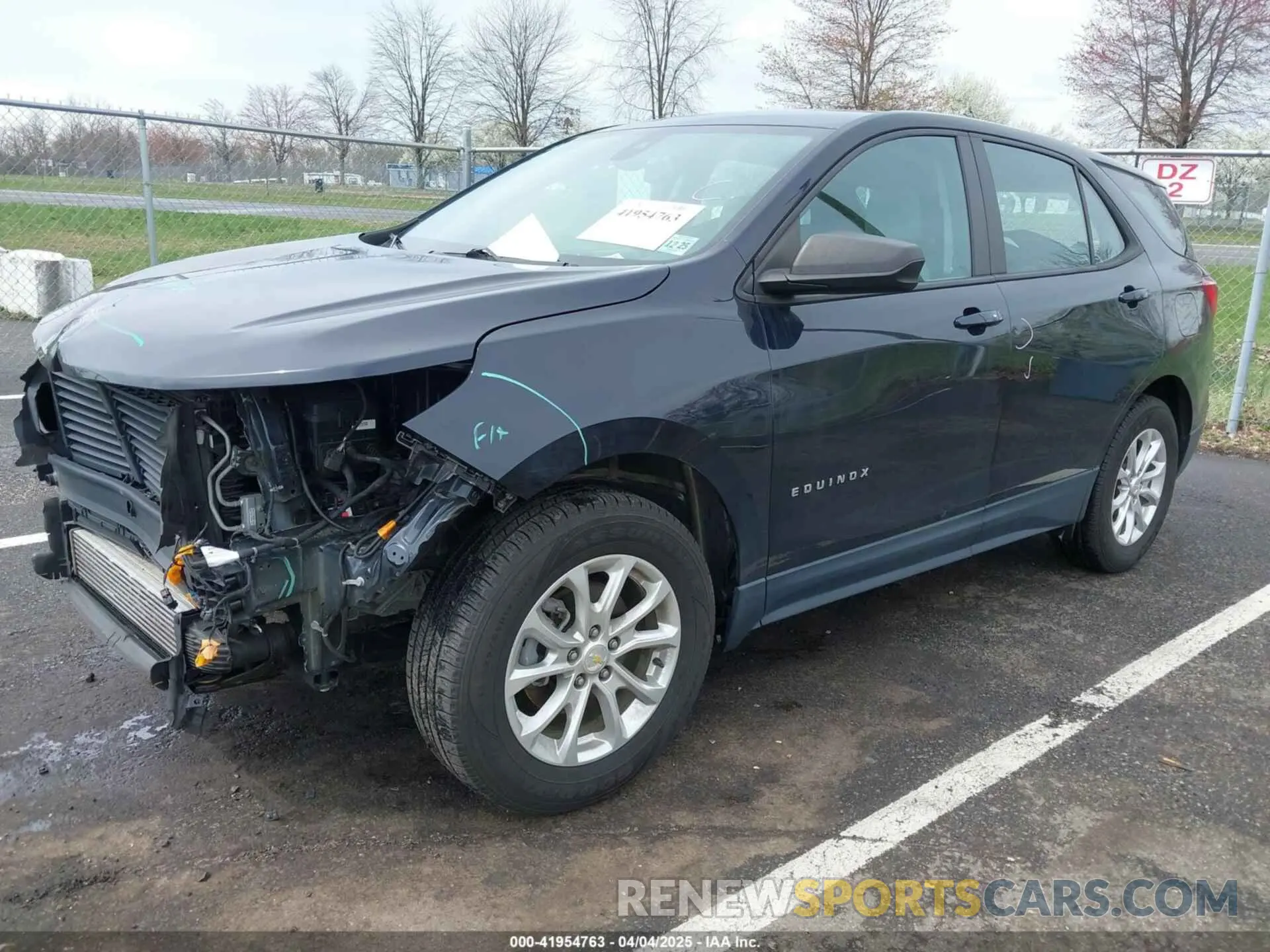 2 Photograph of a damaged car 2GNAX5EV7L6207540 CHEVROLET EQUINOX 2020