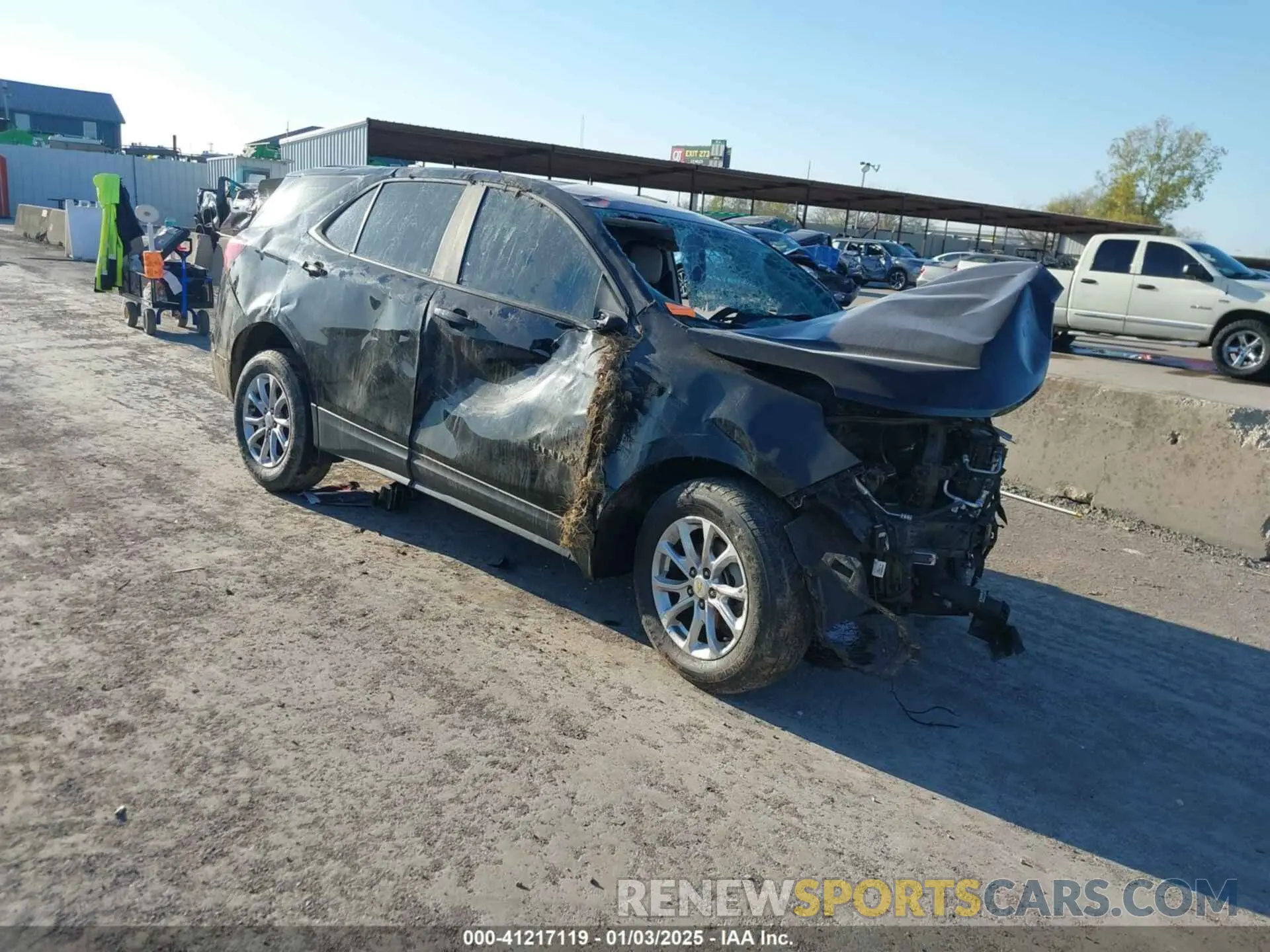 1 Photograph of a damaged car 2GNAX5EV9L6143114 CHEVROLET EQUINOX 2020