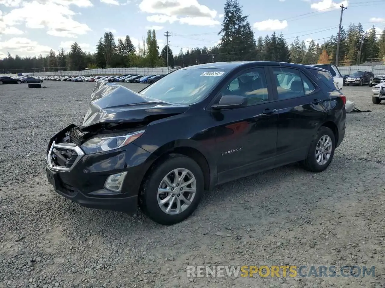 1 Photograph of a damaged car 2GNAX5EV9L6246419 CHEVROLET EQUINOX 2020