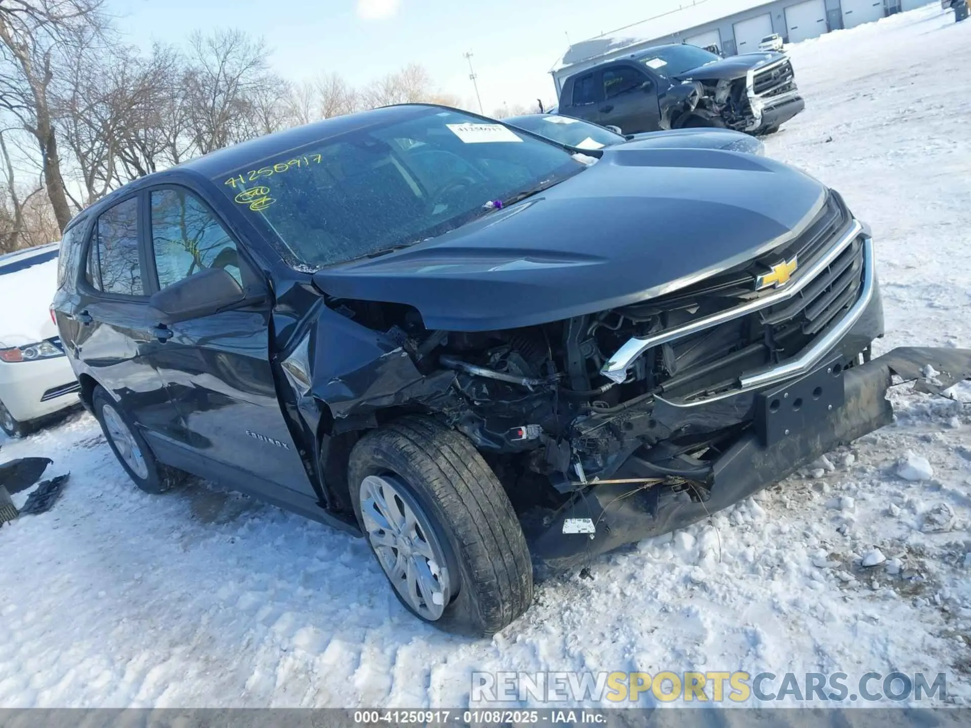 1 Photograph of a damaged car 2GNAX5EVXL6246753 CHEVROLET EQUINOX 2020