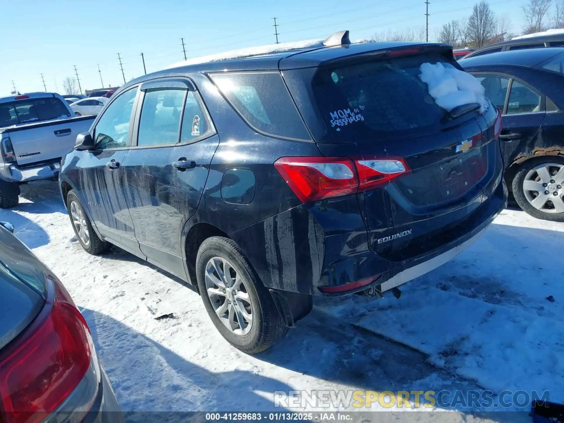 3 Photograph of a damaged car 2GNAXFEV1L6141055 CHEVROLET EQUINOX 2020