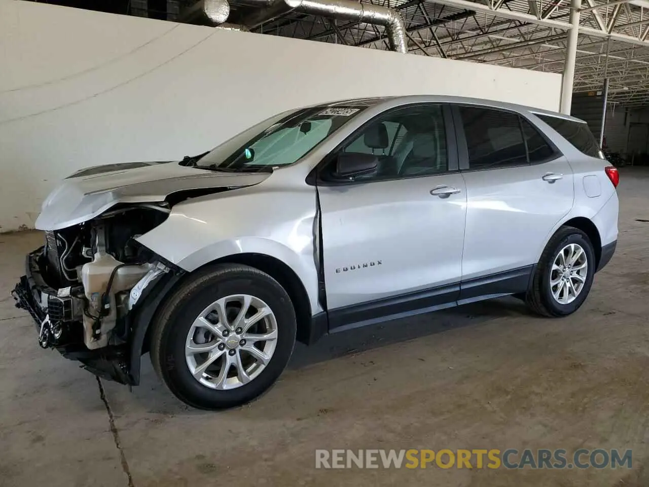 1 Photograph of a damaged car 2GNAXFEV2L6249801 CHEVROLET EQUINOX 2020