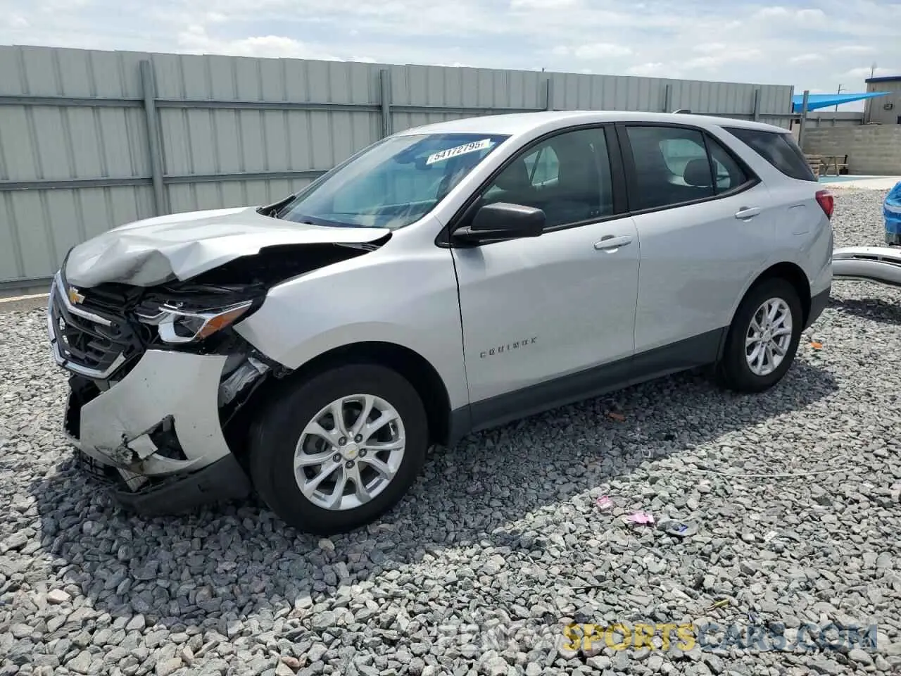 1 Photograph of a damaged car 2GNAXFEV4L6216332 CHEVROLET EQUINOX 2020