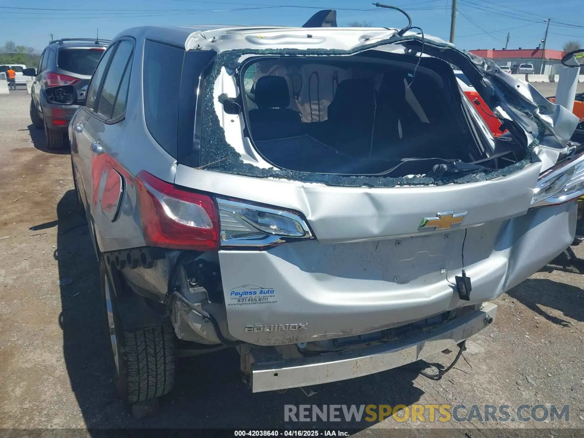 20 Photograph of a damaged car 2GNAXFEV9L6182260 CHEVROLET EQUINOX 2020