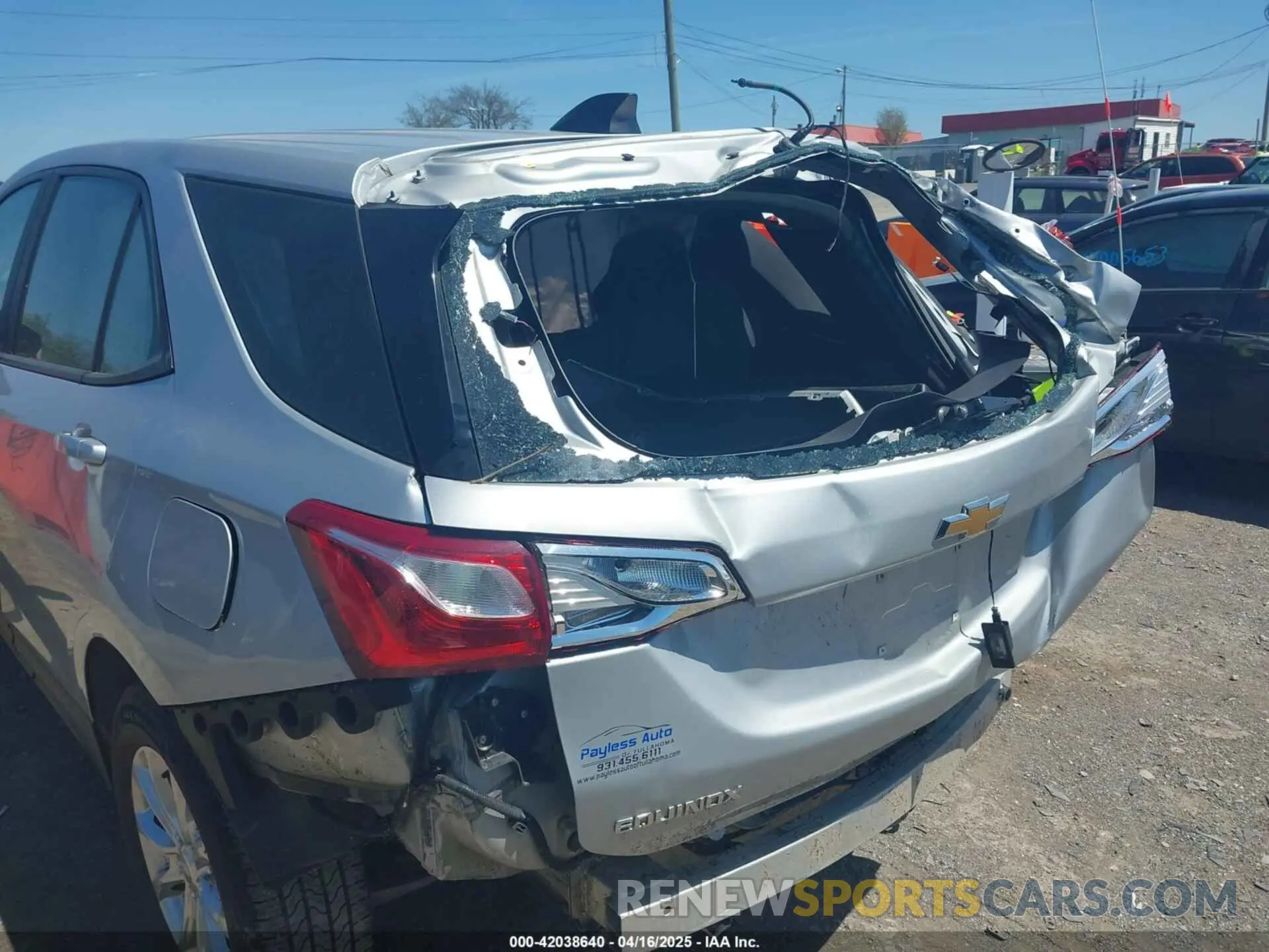 21 Photograph of a damaged car 2GNAXFEV9L6182260 CHEVROLET EQUINOX 2020