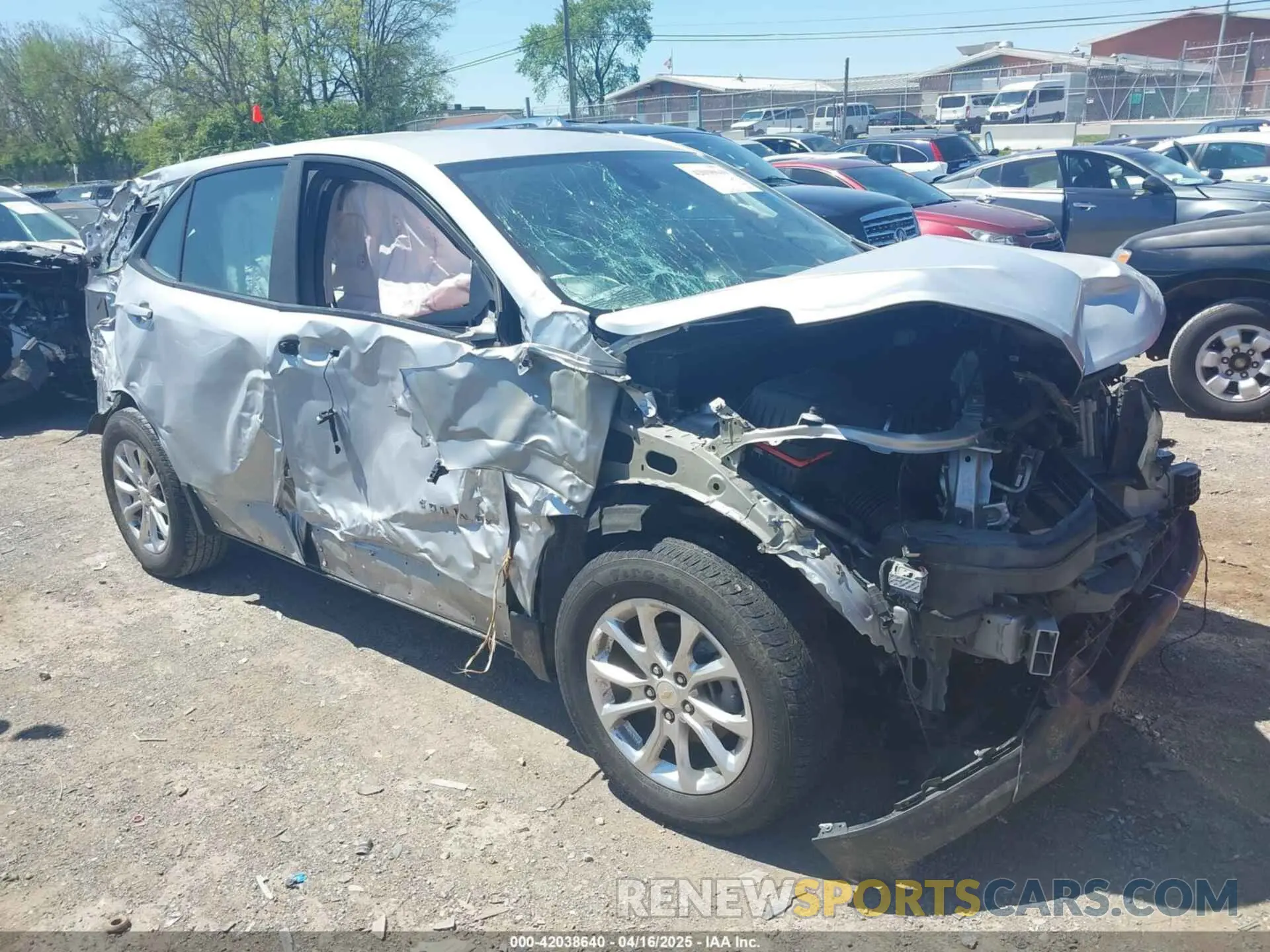 6 Photograph of a damaged car 2GNAXFEV9L6182260 CHEVROLET EQUINOX 2020