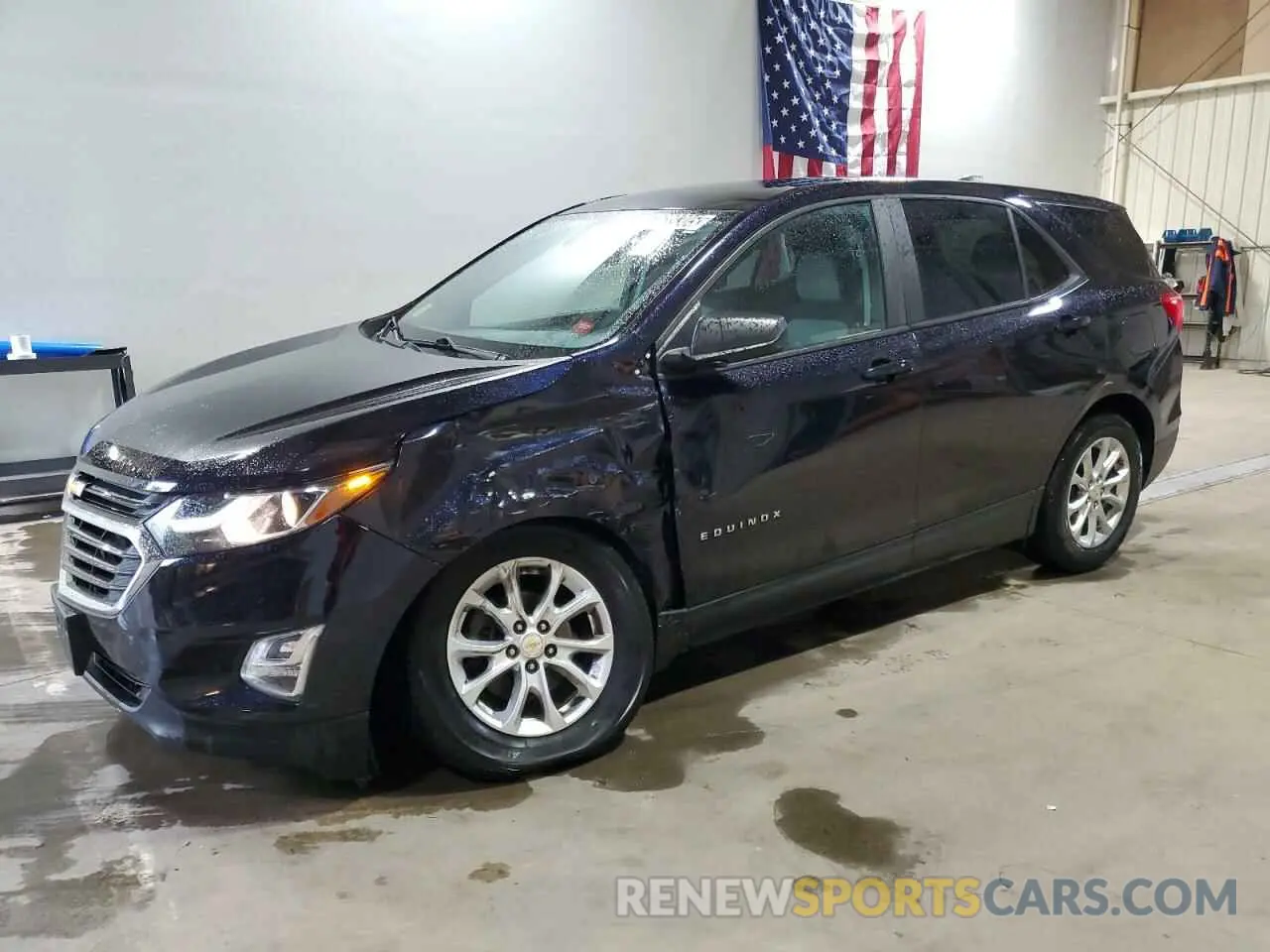 1 Photograph of a damaged car 2GNAXHEV0L6112948 CHEVROLET EQUINOX 2020