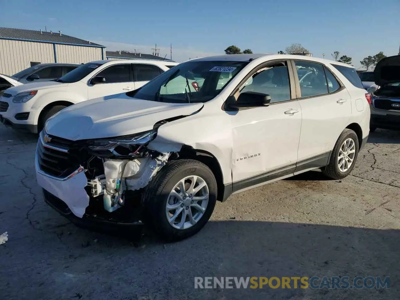 1 Photograph of a damaged car 2GNAXHEV1L6164489 CHEVROLET EQUINOX 2020