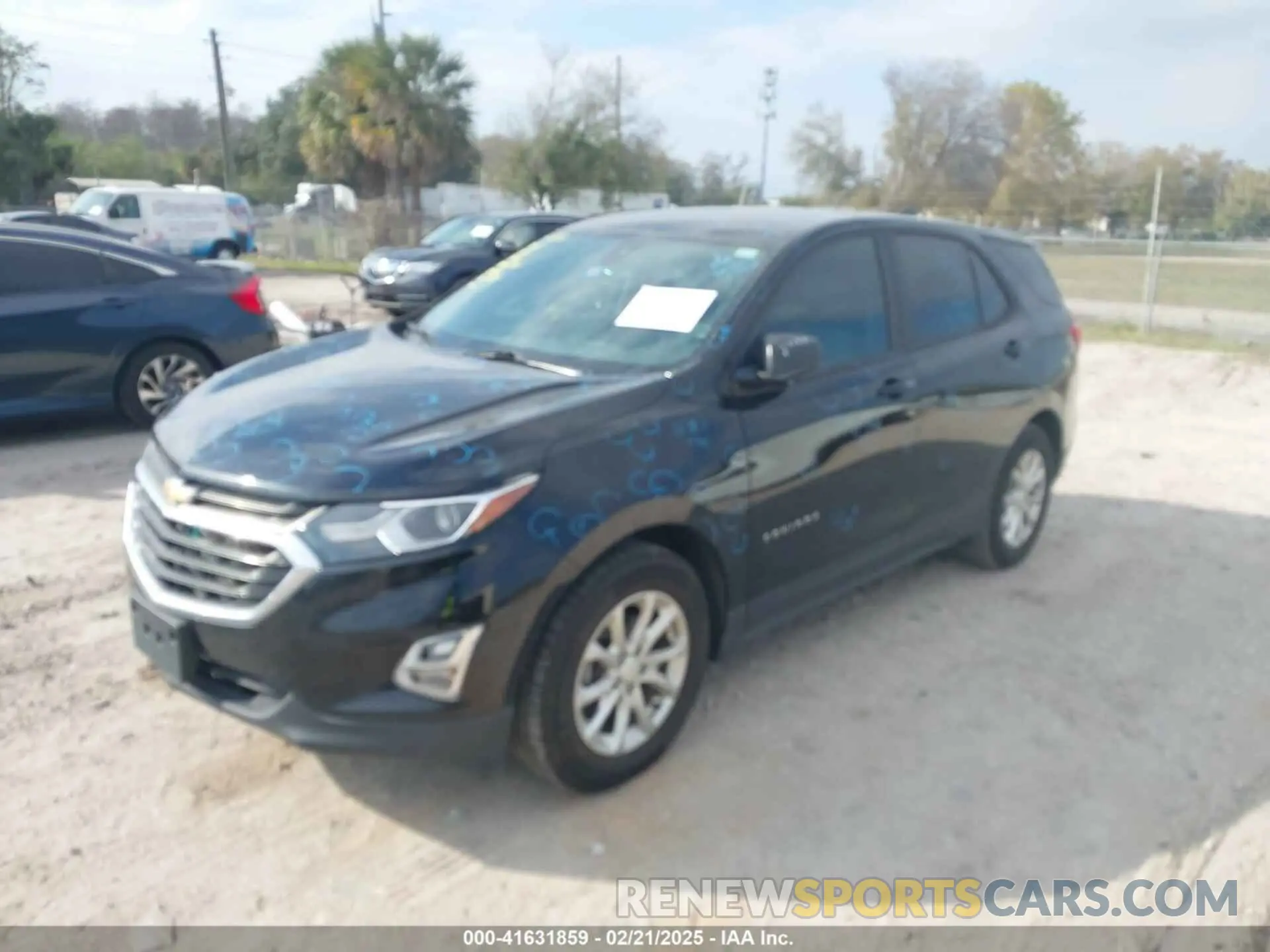 2 Photograph of a damaged car 2GNAXHEV1L6185102 CHEVROLET EQUINOX 2020