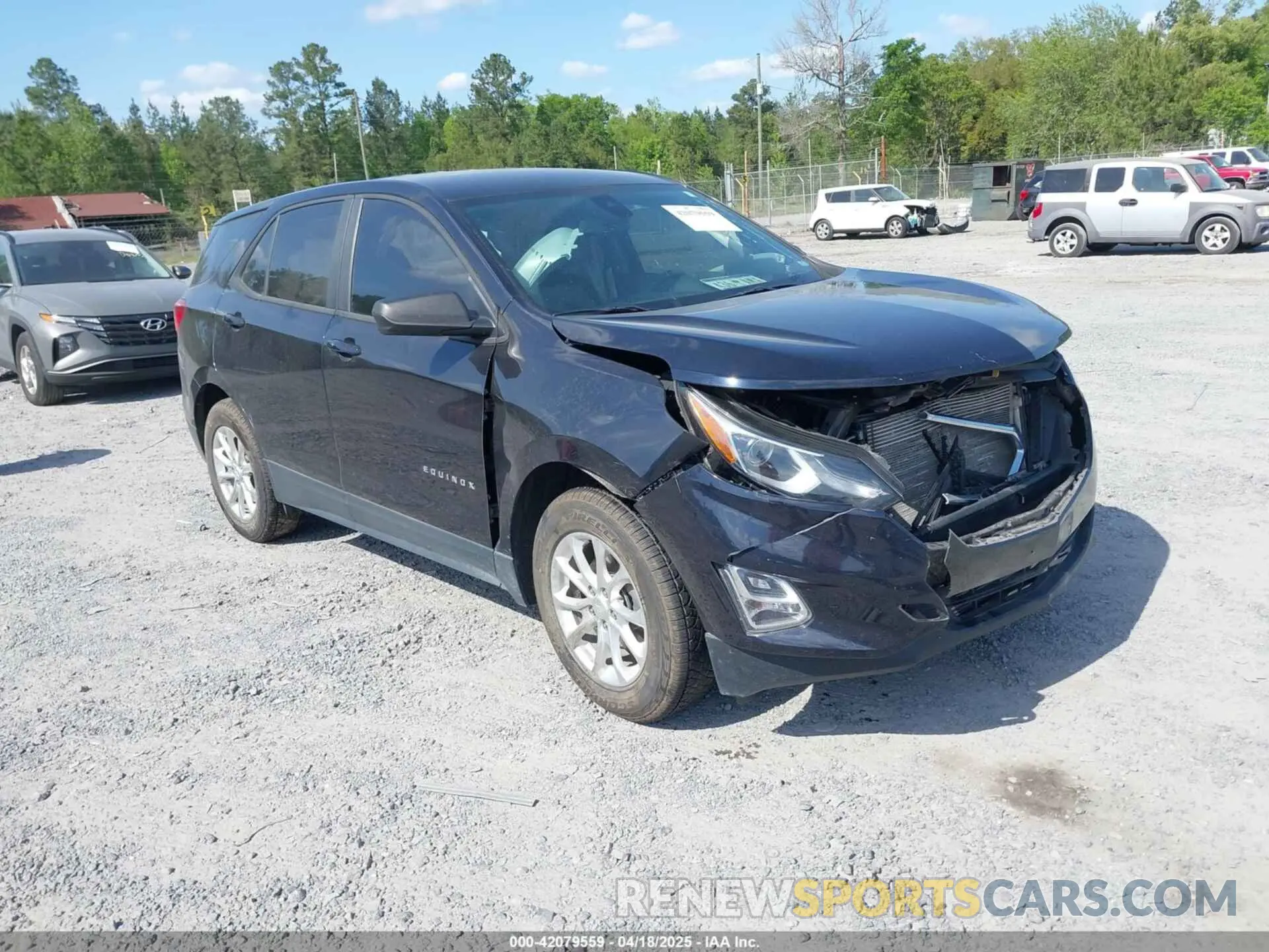 1 Photograph of a damaged car 2GNAXHEV1L6188288 CHEVROLET EQUINOX 2020