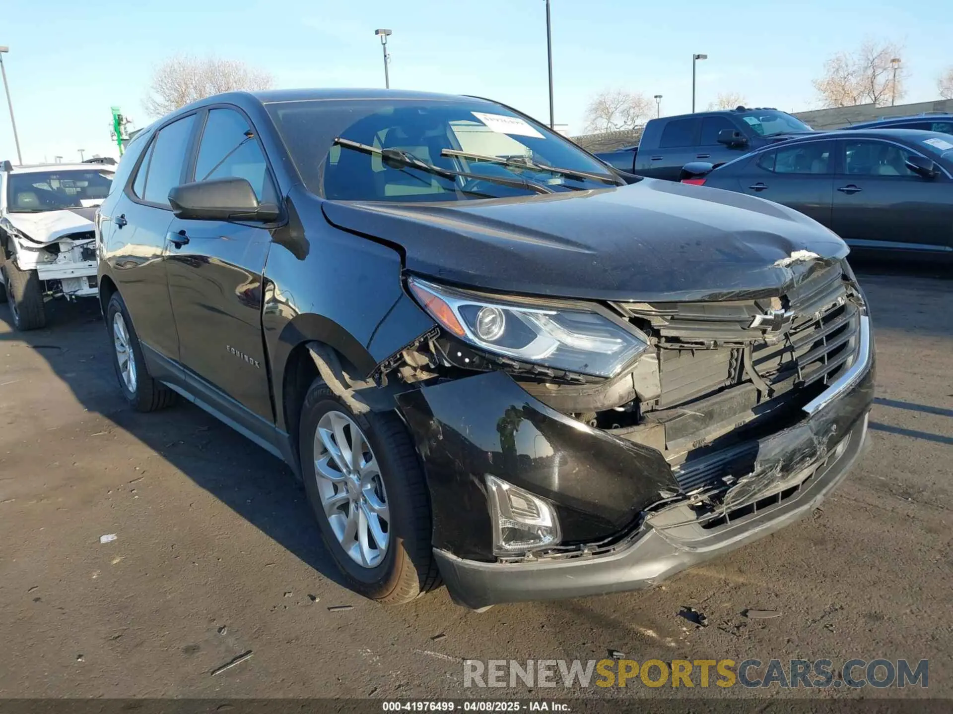 1 Photograph of a damaged car 2GNAXHEV1L6237036 CHEVROLET EQUINOX 2020