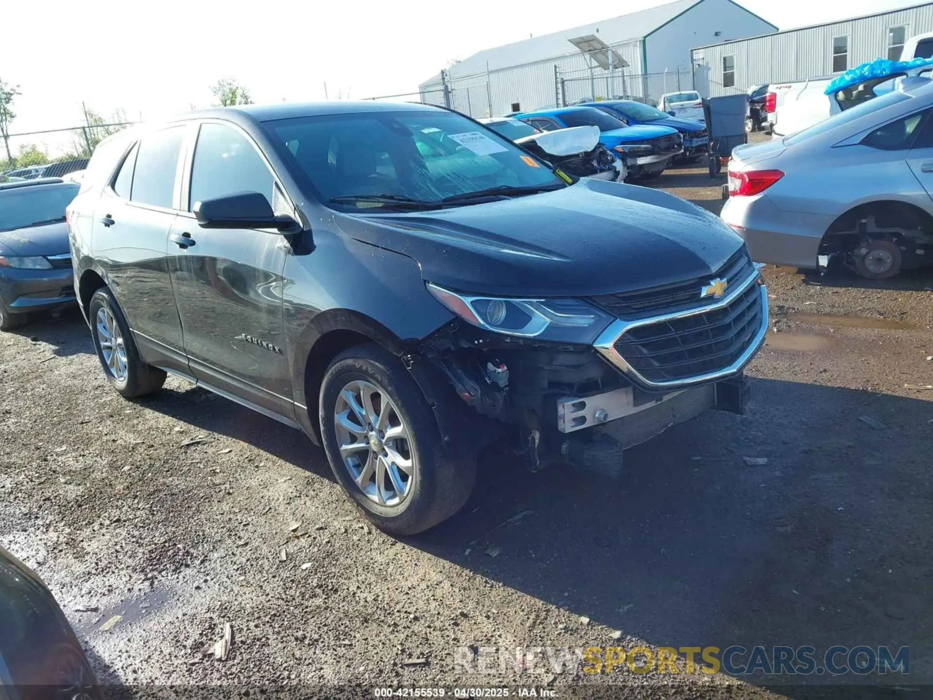 1 Photograph of a damaged car 2GNAXHEV2L6221539 CHEVROLET EQUINOX 2020