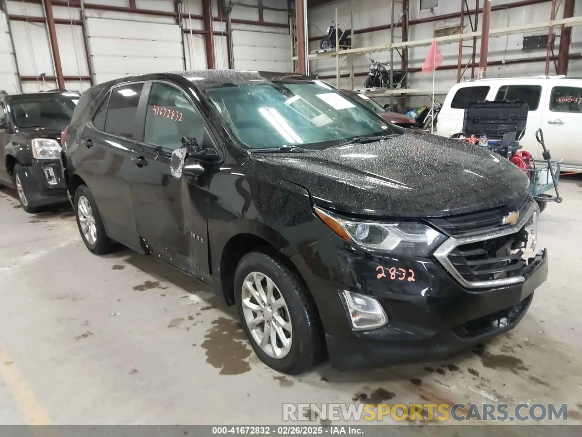 1 Photograph of a damaged car 2GNAXHEV2L6232525 CHEVROLET EQUINOX 2020