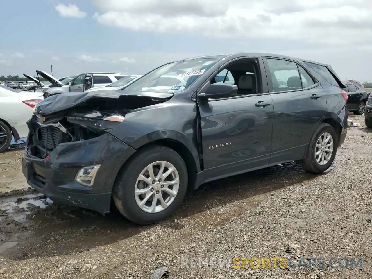 1 Photograph of a damaged car 2GNAXHEV3L6197722 CHEVROLET EQUINOX 2020