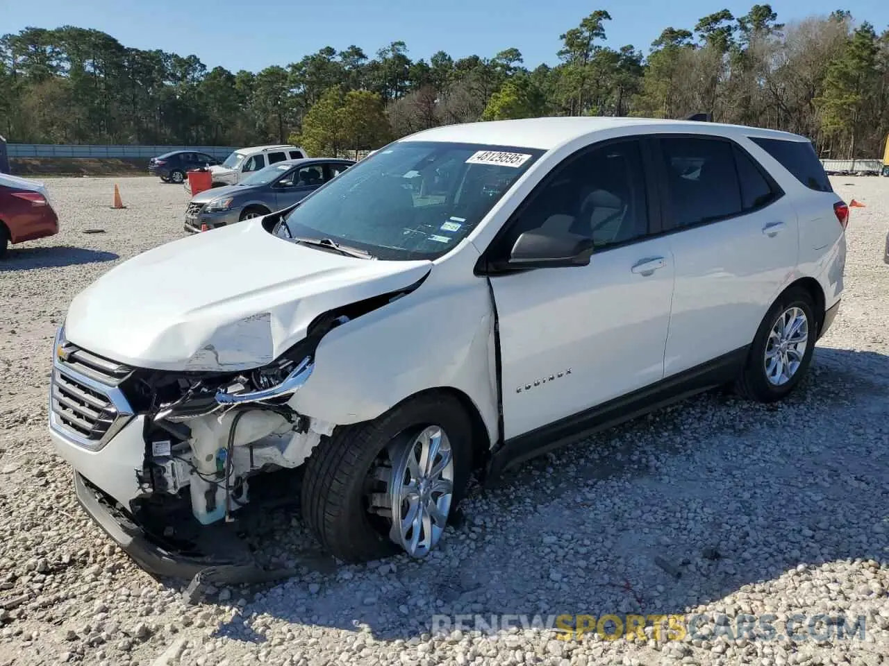 1 Photograph of a damaged car 2GNAXHEV3L6202949 CHEVROLET EQUINOX 2020