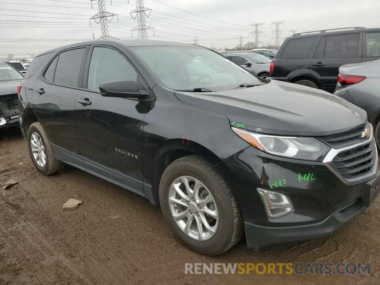 4 Photograph of a damaged car 2GNAXHEV4L6194389 CHEVROLET EQUINOX 2020
