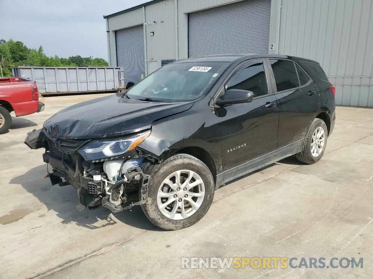 1 Photograph of a damaged car 2GNAXHEV4L6217198 CHEVROLET EQUINOX 2020