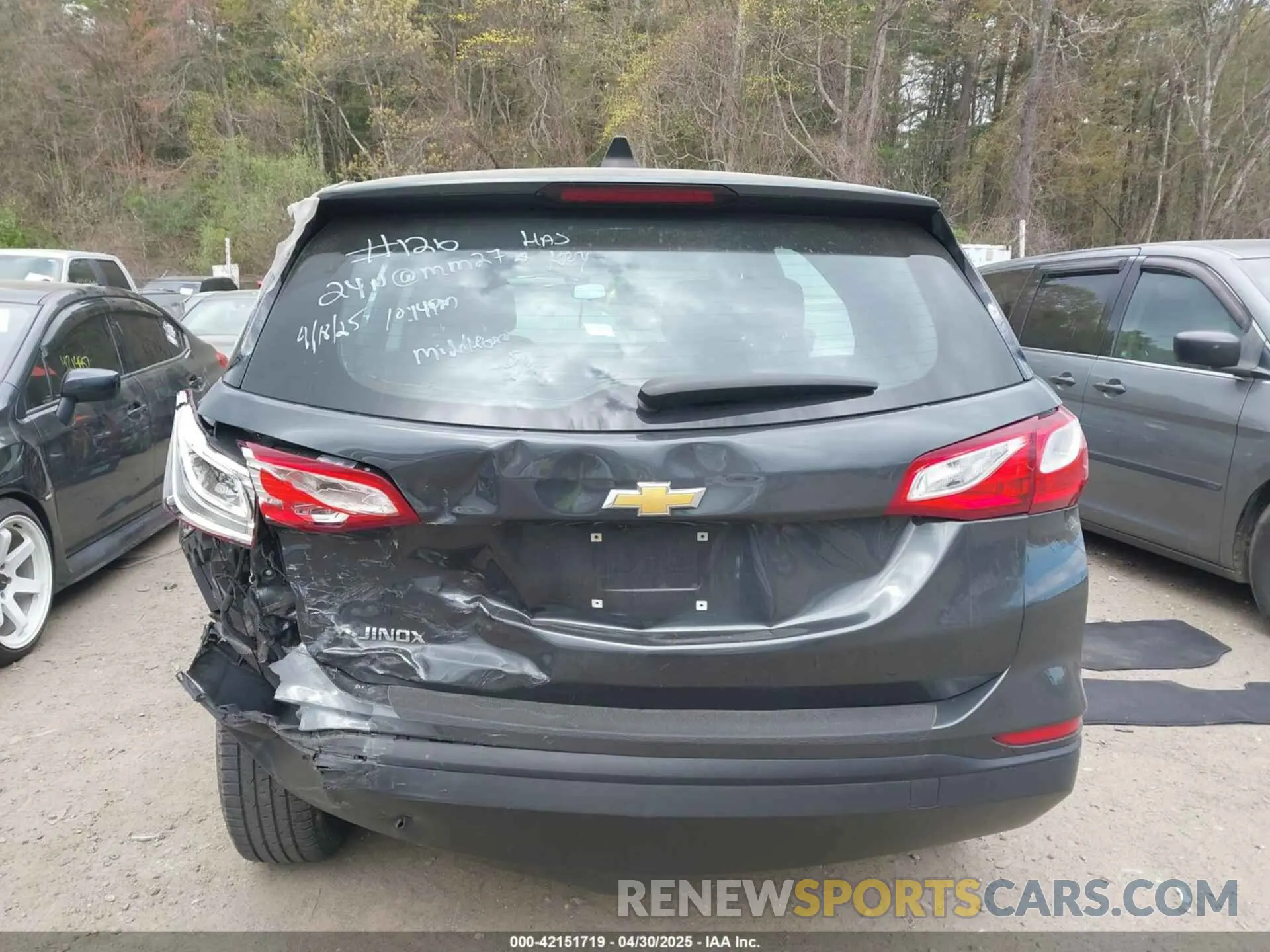 15 Photograph of a damaged car 2GNAXHEV4L6273674 CHEVROLET EQUINOX 2020