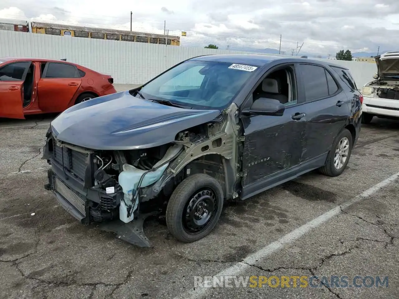 1 Photograph of a damaged car 2GNAXHEV4L6277921 CHEVROLET EQUINOX 2020