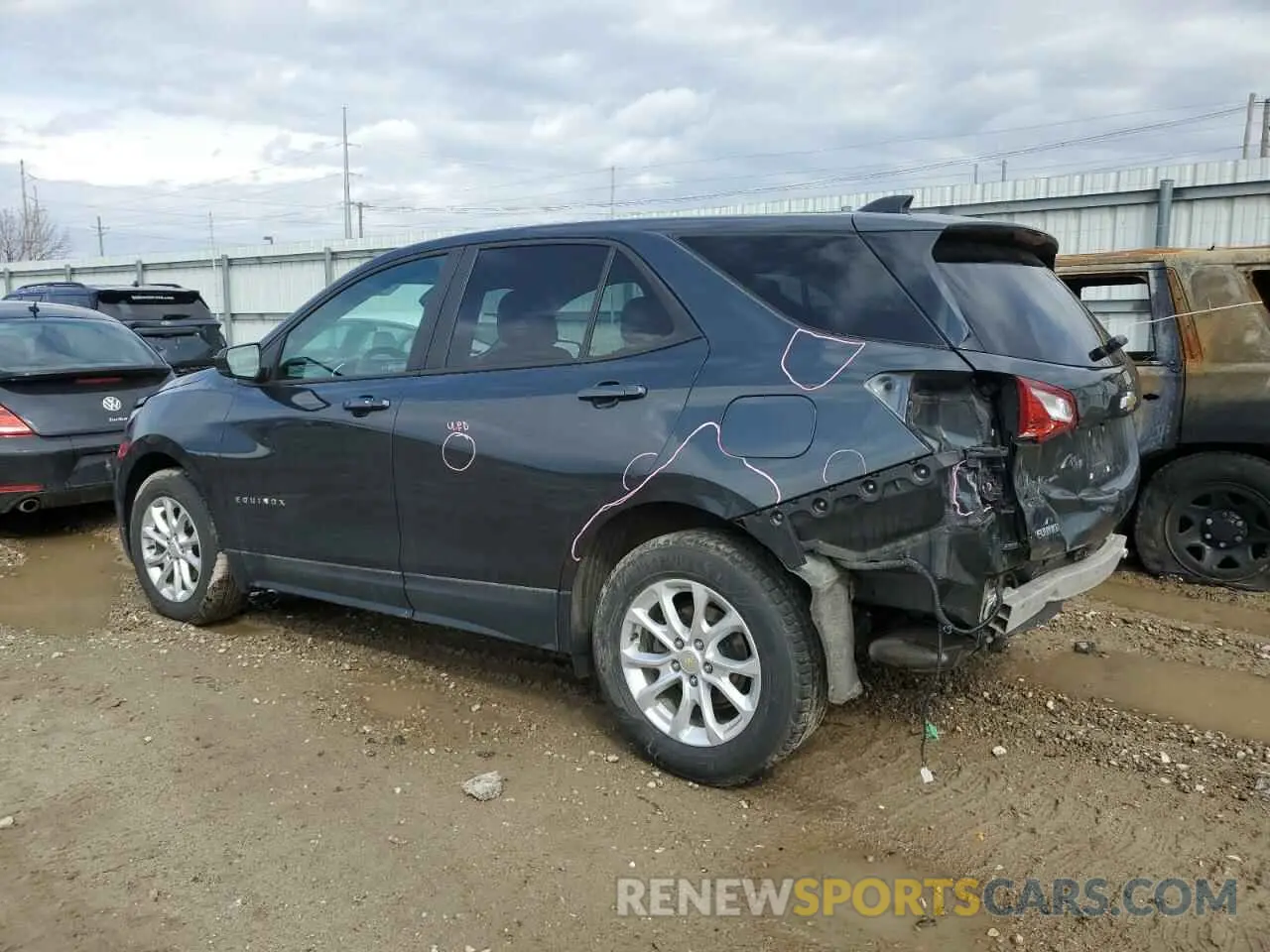 2 Photograph of a damaged car 2GNAXHEV5L6111049 CHEVROLET EQUINOX 2020