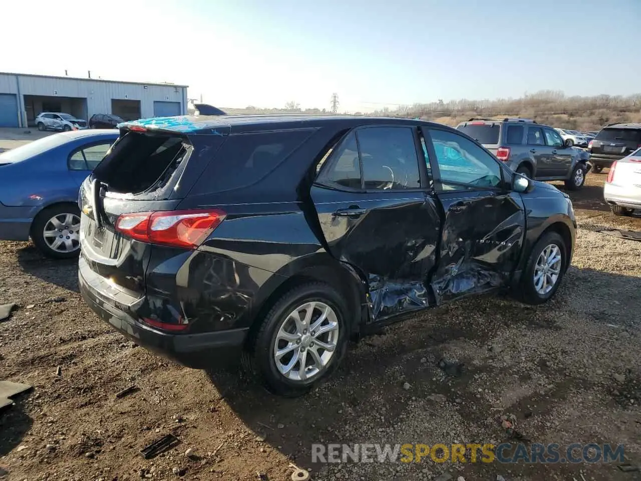 3 Photograph of a damaged car 2GNAXHEV5L6190741 CHEVROLET EQUINOX 2020