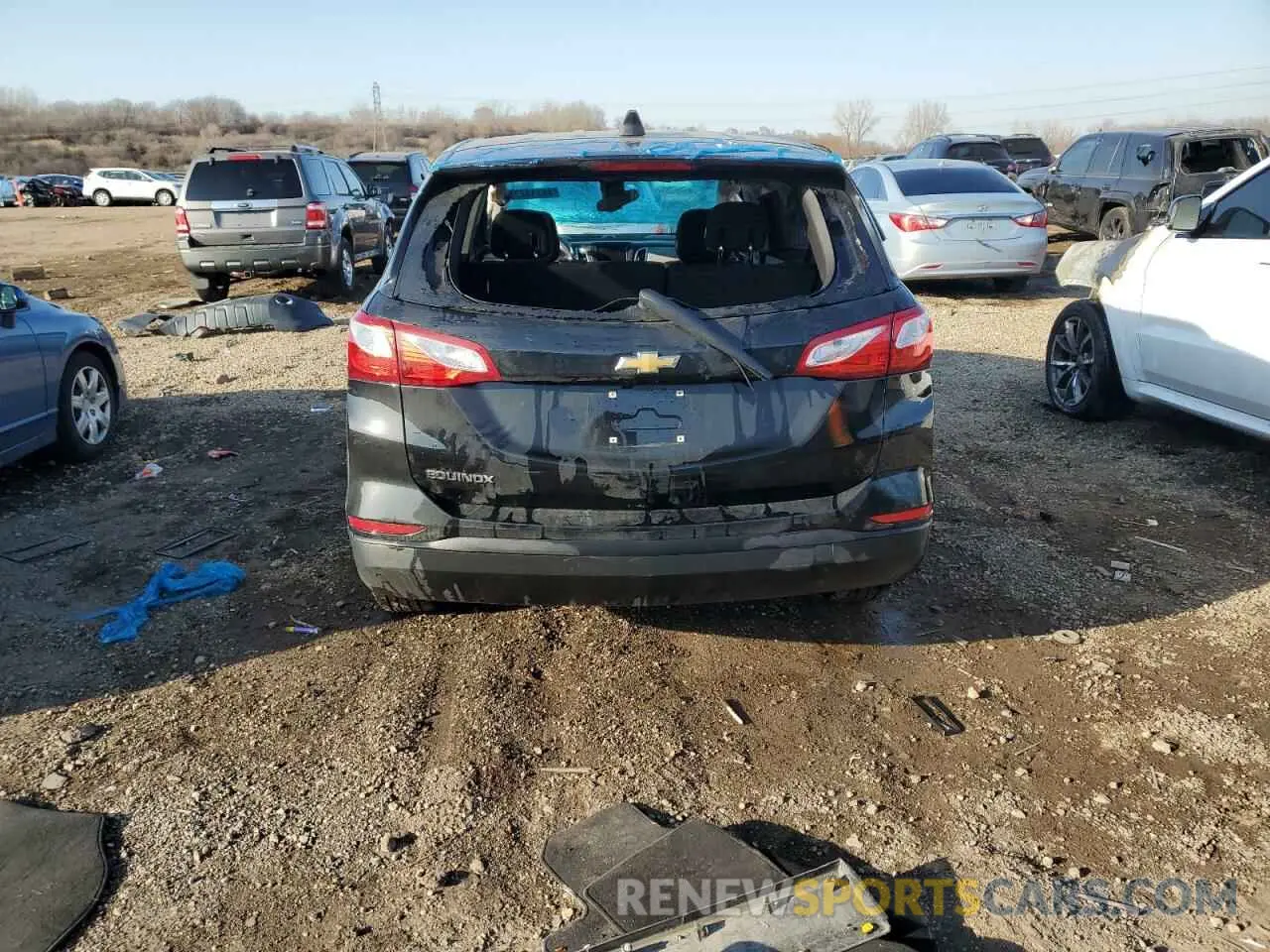 6 Photograph of a damaged car 2GNAXHEV5L6190741 CHEVROLET EQUINOX 2020