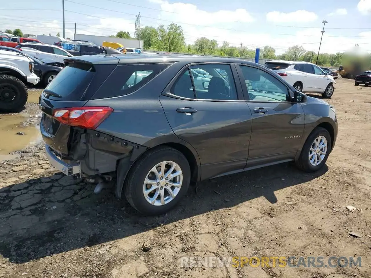 3 Photograph of a damaged car 2GNAXHEV5L6278804 CHEVROLET EQUINOX 2020