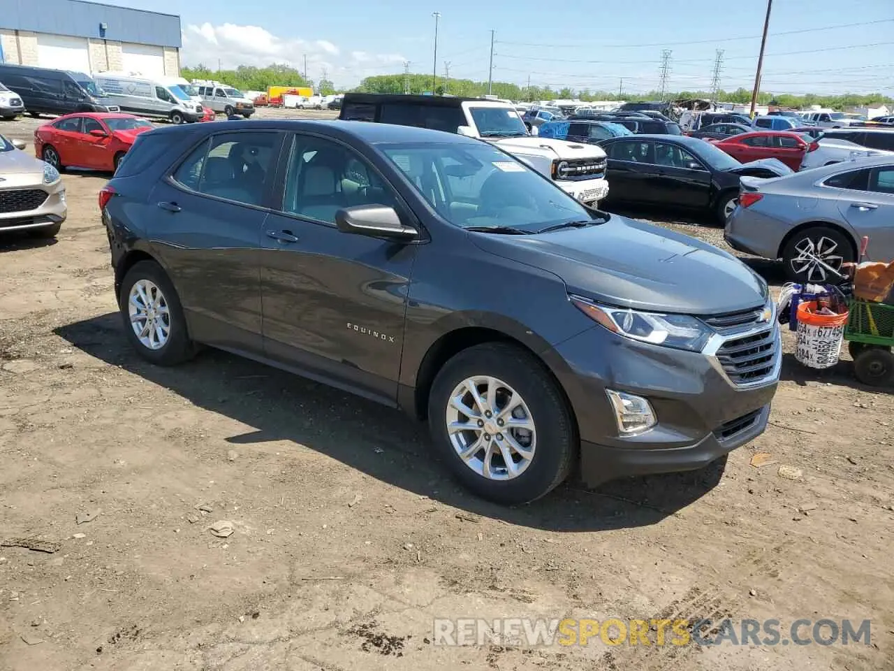4 Photograph of a damaged car 2GNAXHEV5L6278804 CHEVROLET EQUINOX 2020