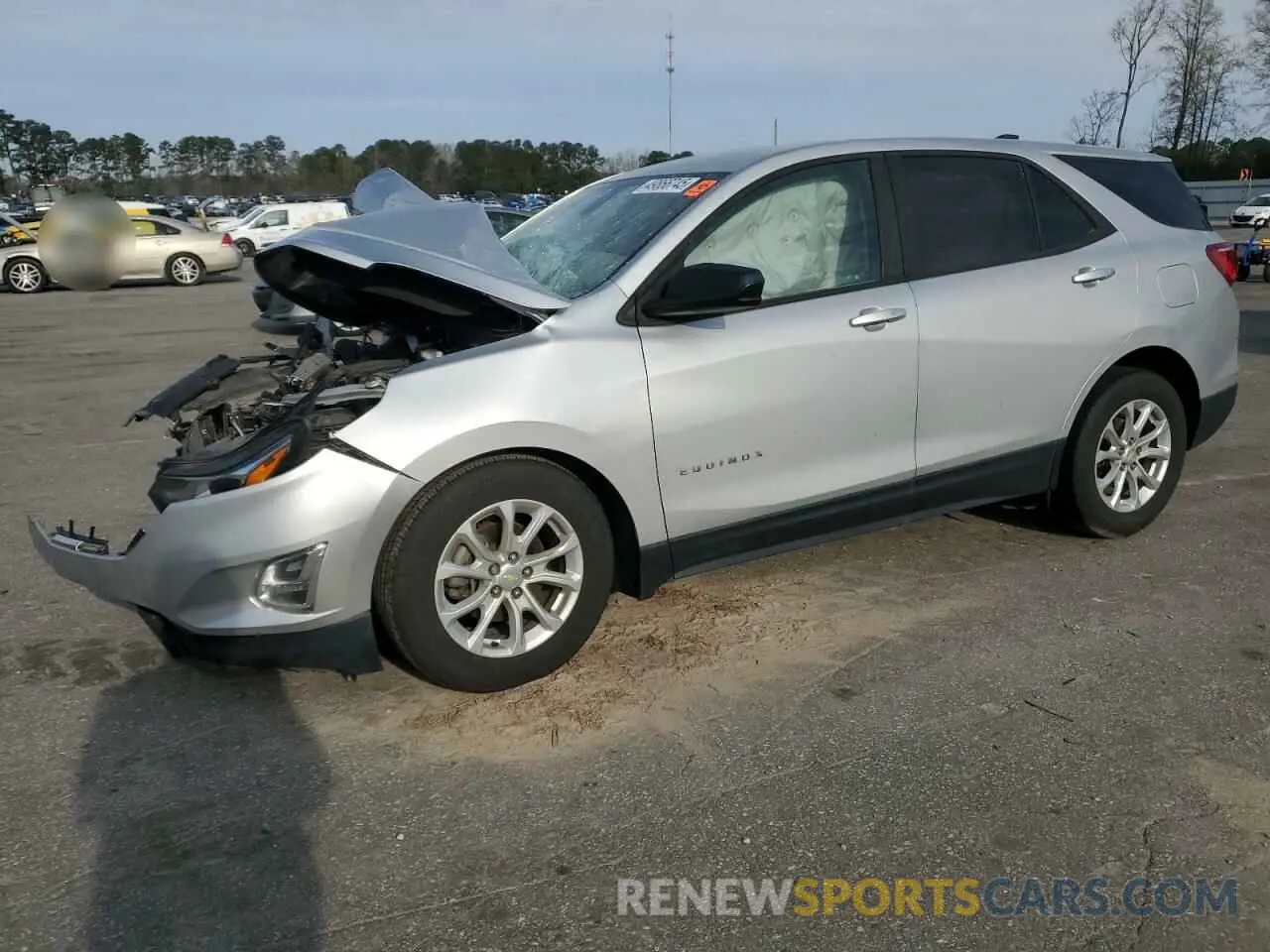1 Photograph of a damaged car 2GNAXHEV6L6171261 CHEVROLET EQUINOX 2020