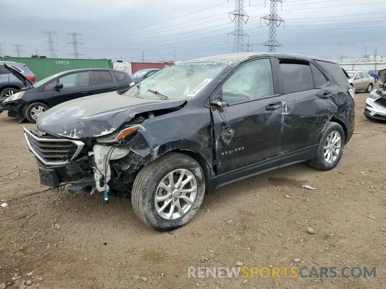 1 Photograph of a damaged car 2GNAXHEV6L6181708 CHEVROLET EQUINOX 2020
