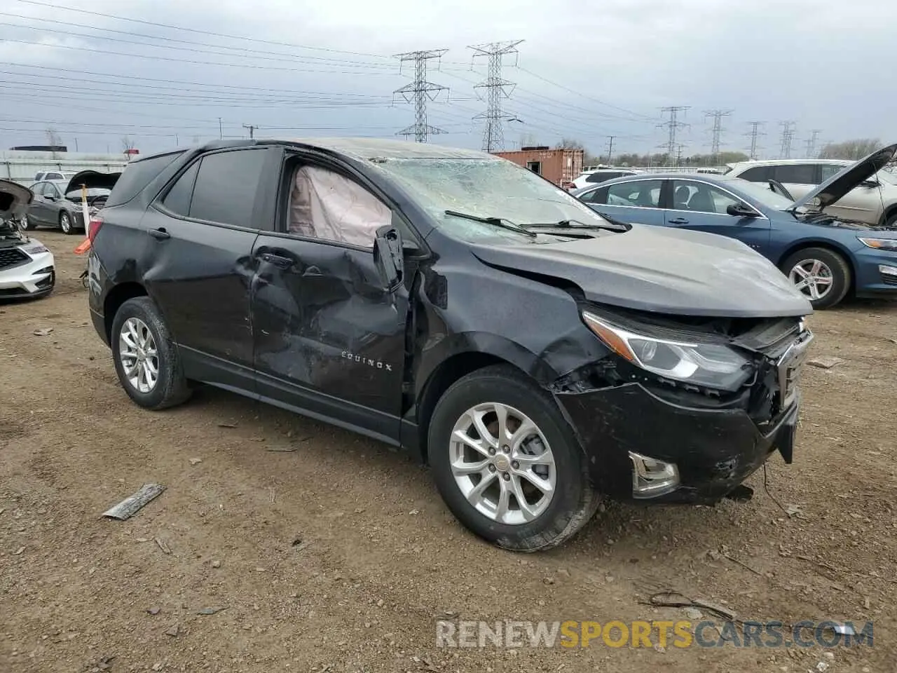 4 Photograph of a damaged car 2GNAXHEV6L6181708 CHEVROLET EQUINOX 2020