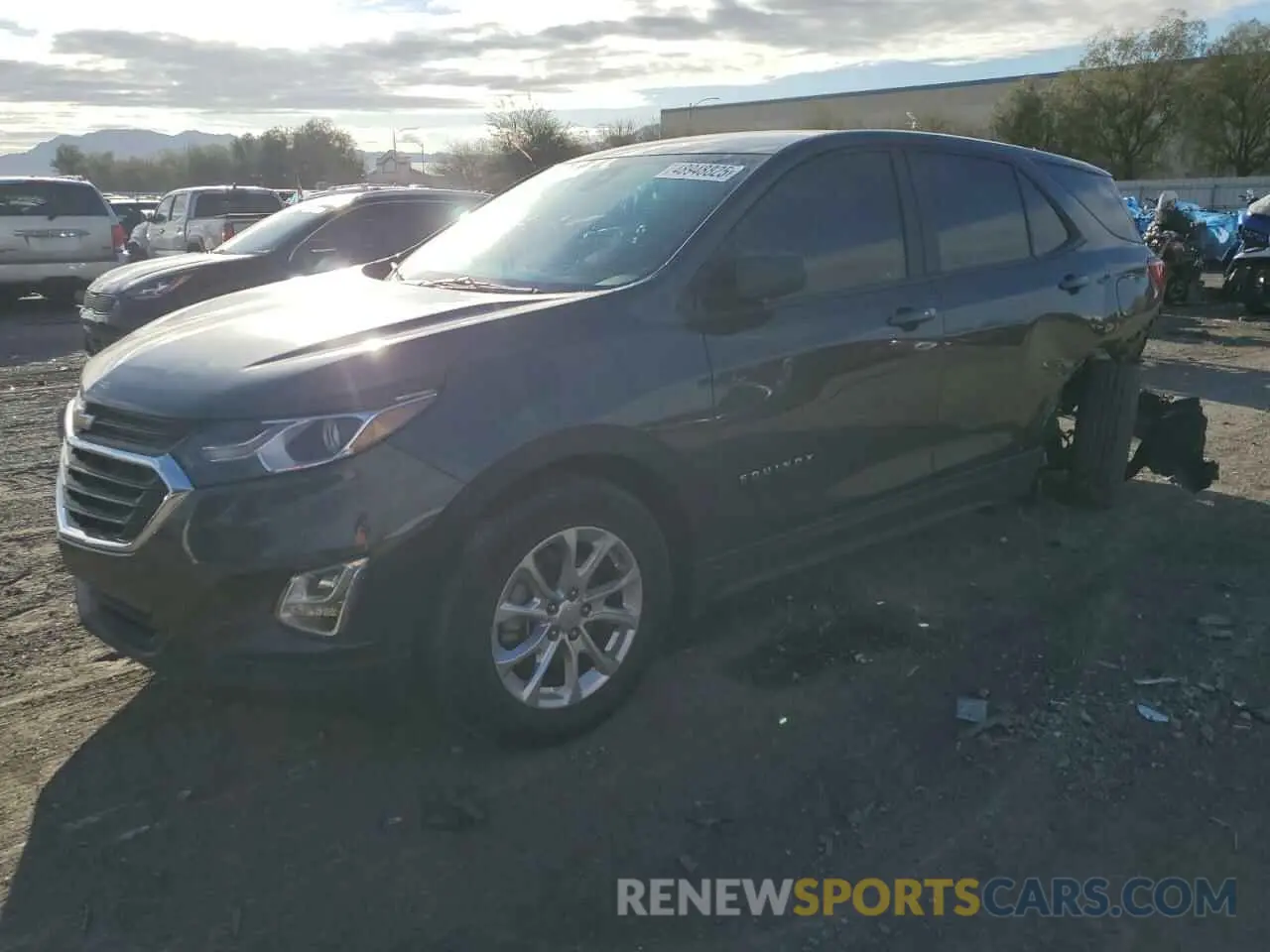 1 Photograph of a damaged car 2GNAXHEV6L6273563 CHEVROLET EQUINOX 2020