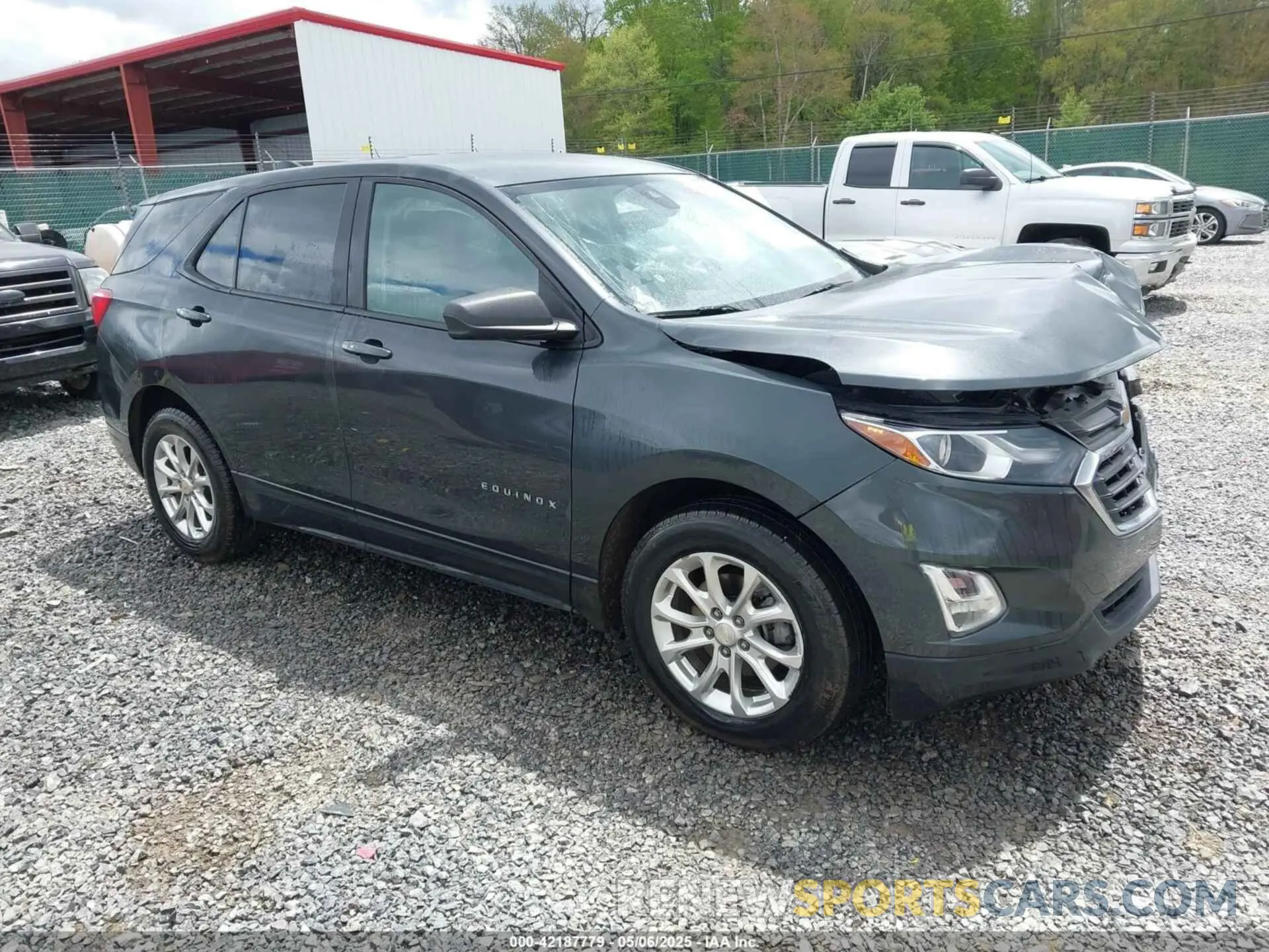 1 Photograph of a damaged car 2GNAXHEV6L6277807 CHEVROLET EQUINOX 2020