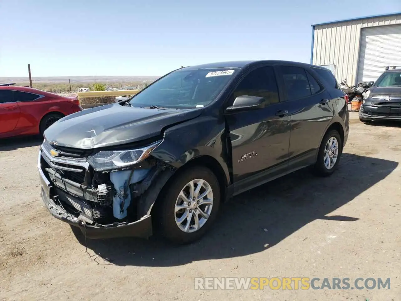 1 Photograph of a damaged car 2GNAXHEV6L6278214 CHEVROLET EQUINOX 2020