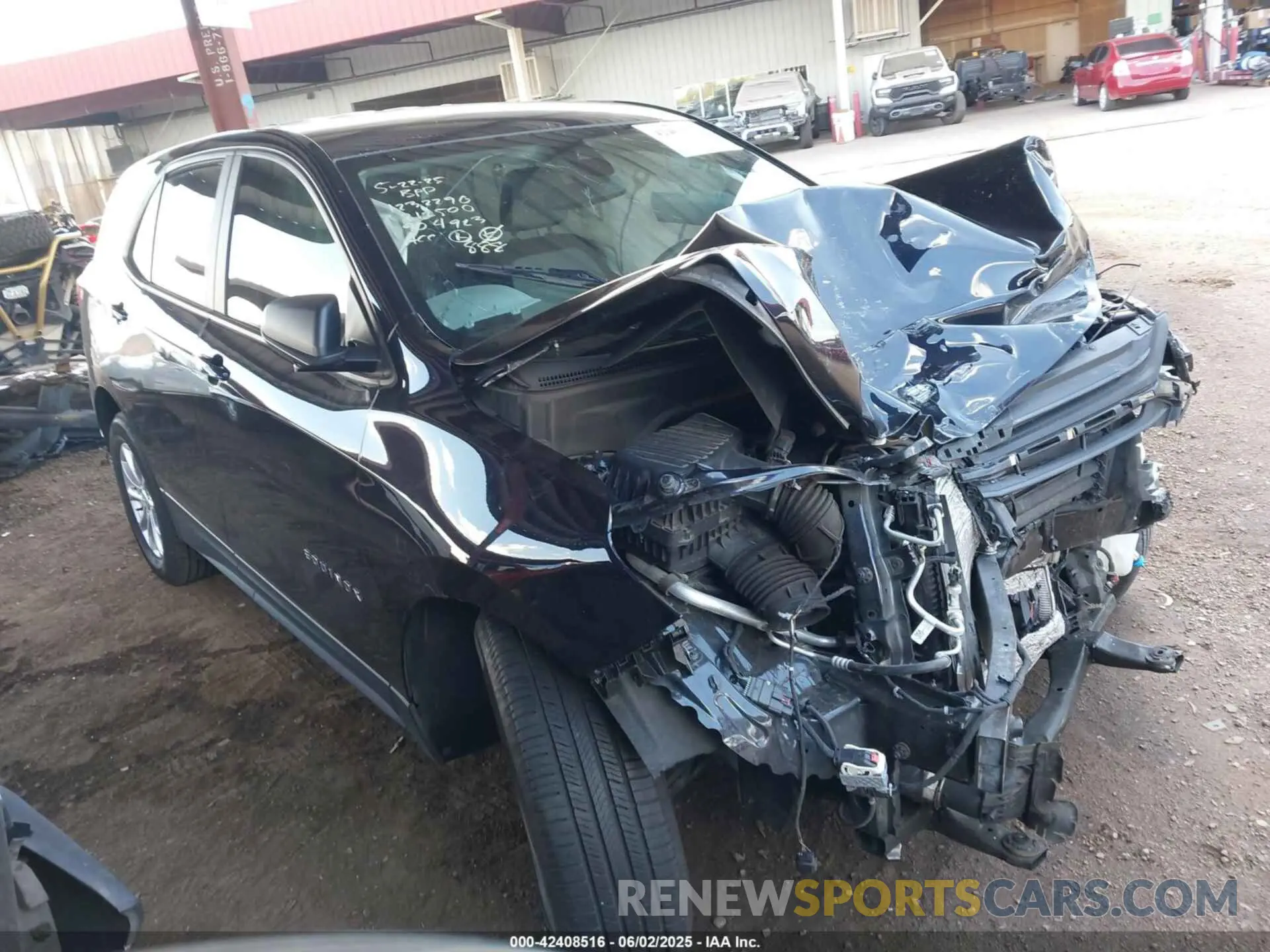 1 Photograph of a damaged car 2GNAXHEV7L6212500 CHEVROLET EQUINOX 2020