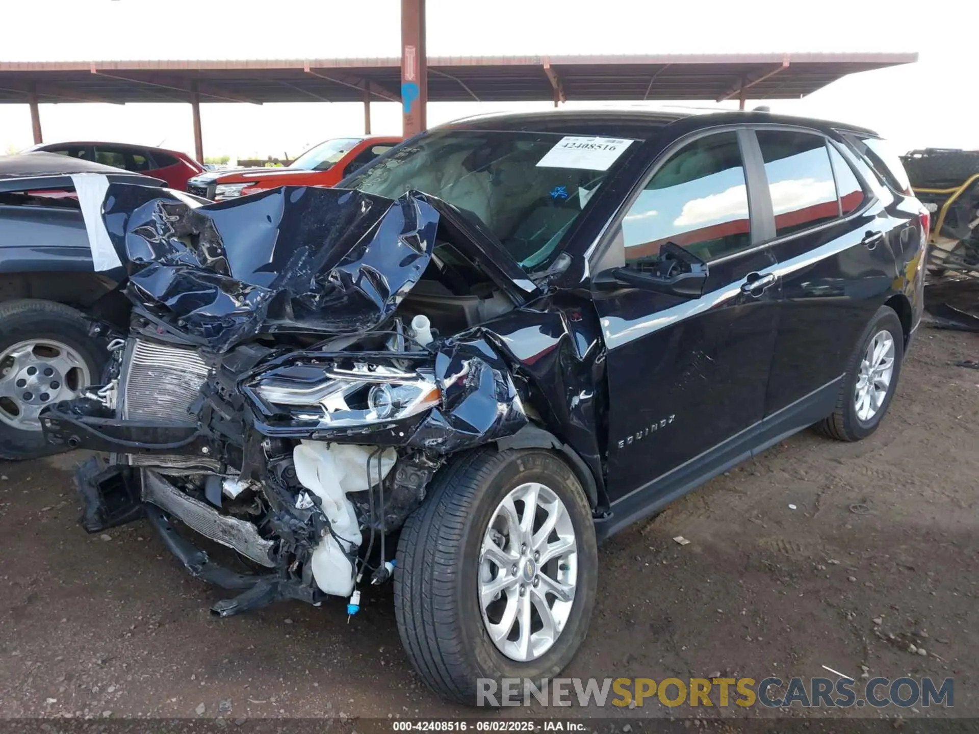 2 Photograph of a damaged car 2GNAXHEV7L6212500 CHEVROLET EQUINOX 2020