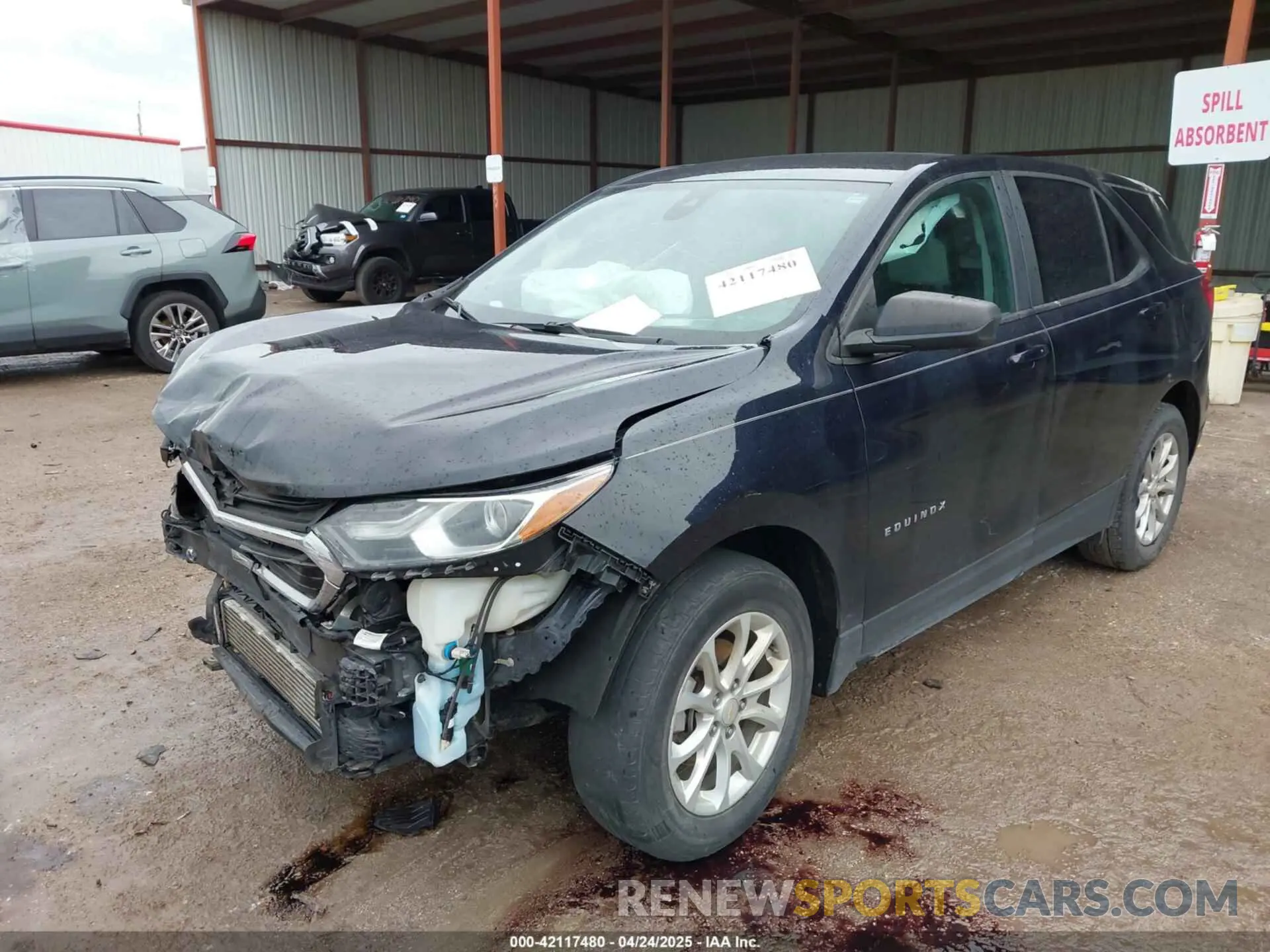 2 Photograph of a damaged car 2GNAXHEV7L6226963 CHEVROLET EQUINOX 2020