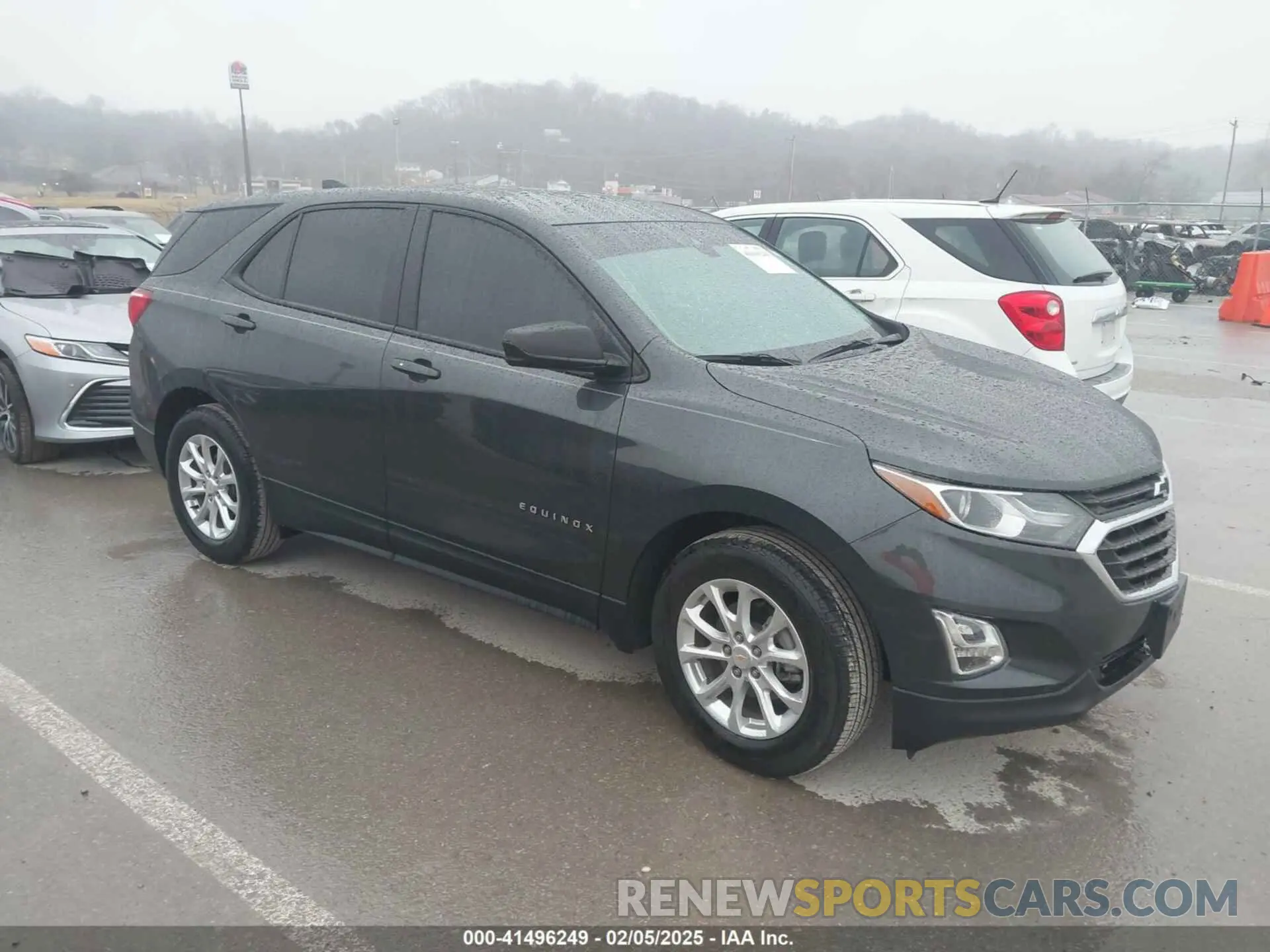 1 Photograph of a damaged car 2GNAXHEV7L6270820 CHEVROLET EQUINOX 2020