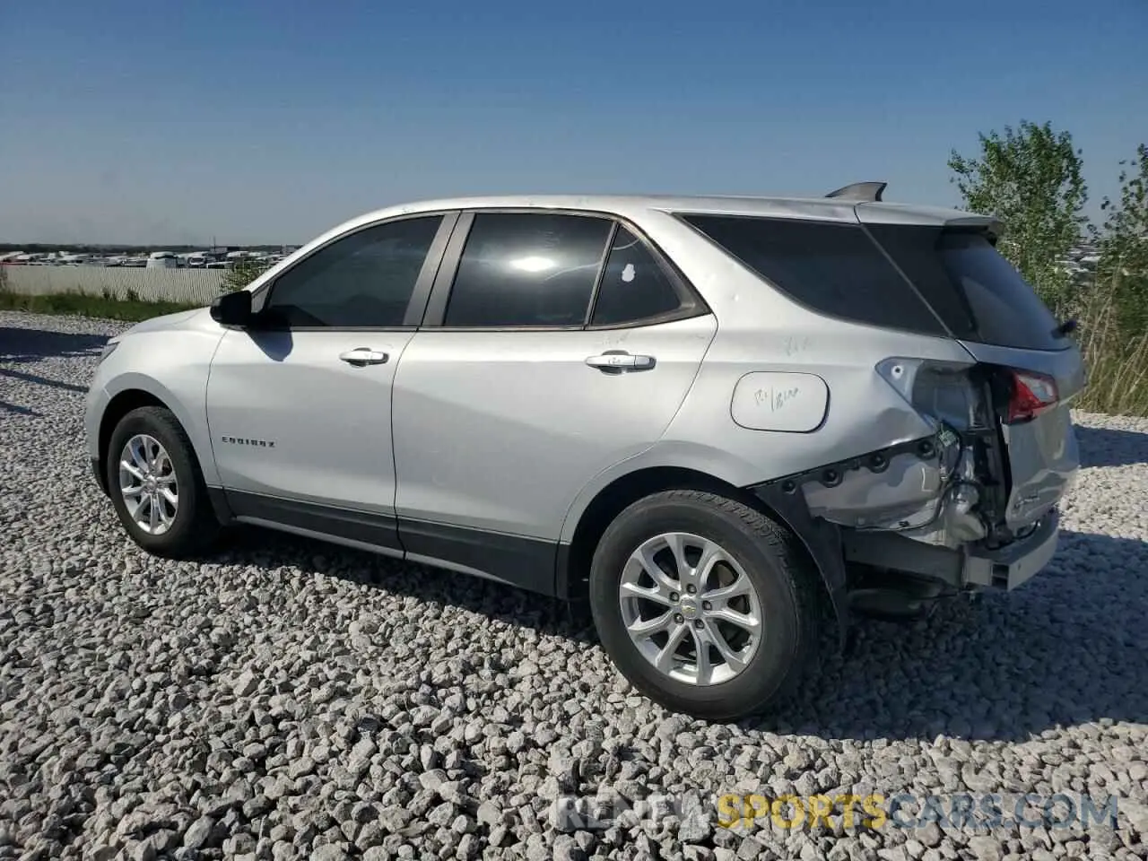 2 Photograph of a damaged car 2GNAXHEV8L6166563 CHEVROLET EQUINOX 2020