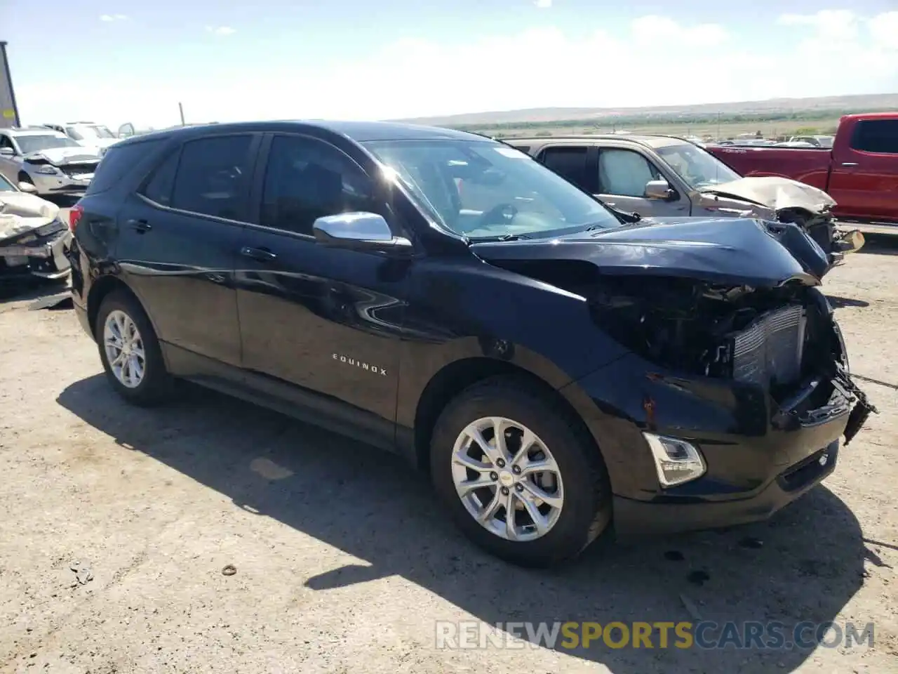 4 Photograph of a damaged car 2GNAXHEV8L6176171 CHEVROLET EQUINOX 2020