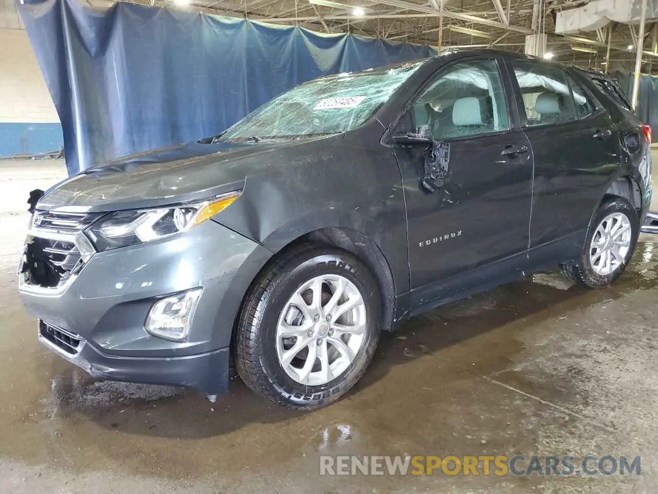 1 Photograph of a damaged car 2GNAXHEV8L6180088 CHEVROLET EQUINOX 2020