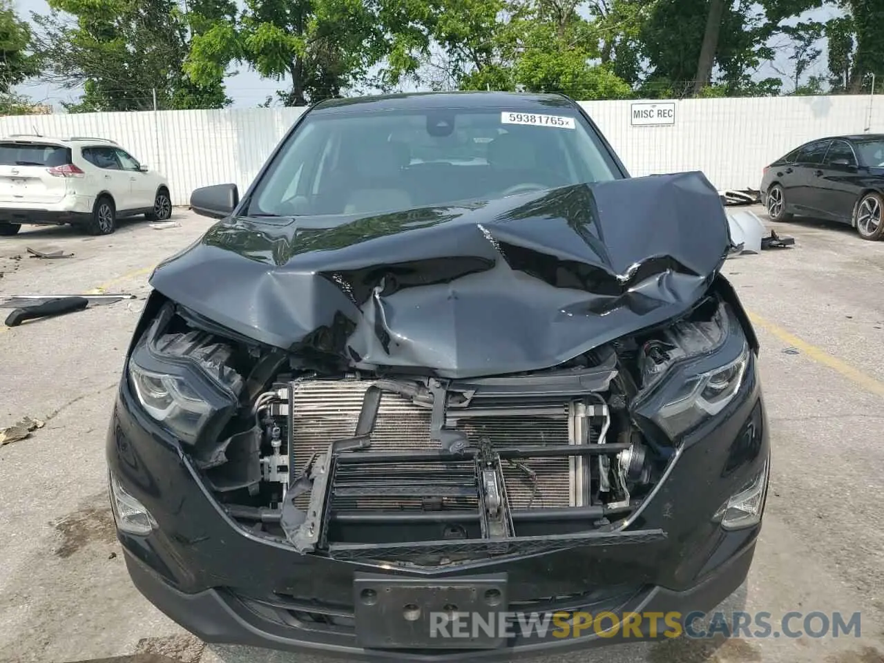 5 Photograph of a damaged car 2GNAXHEV8L6180768 CHEVROLET EQUINOX 2020