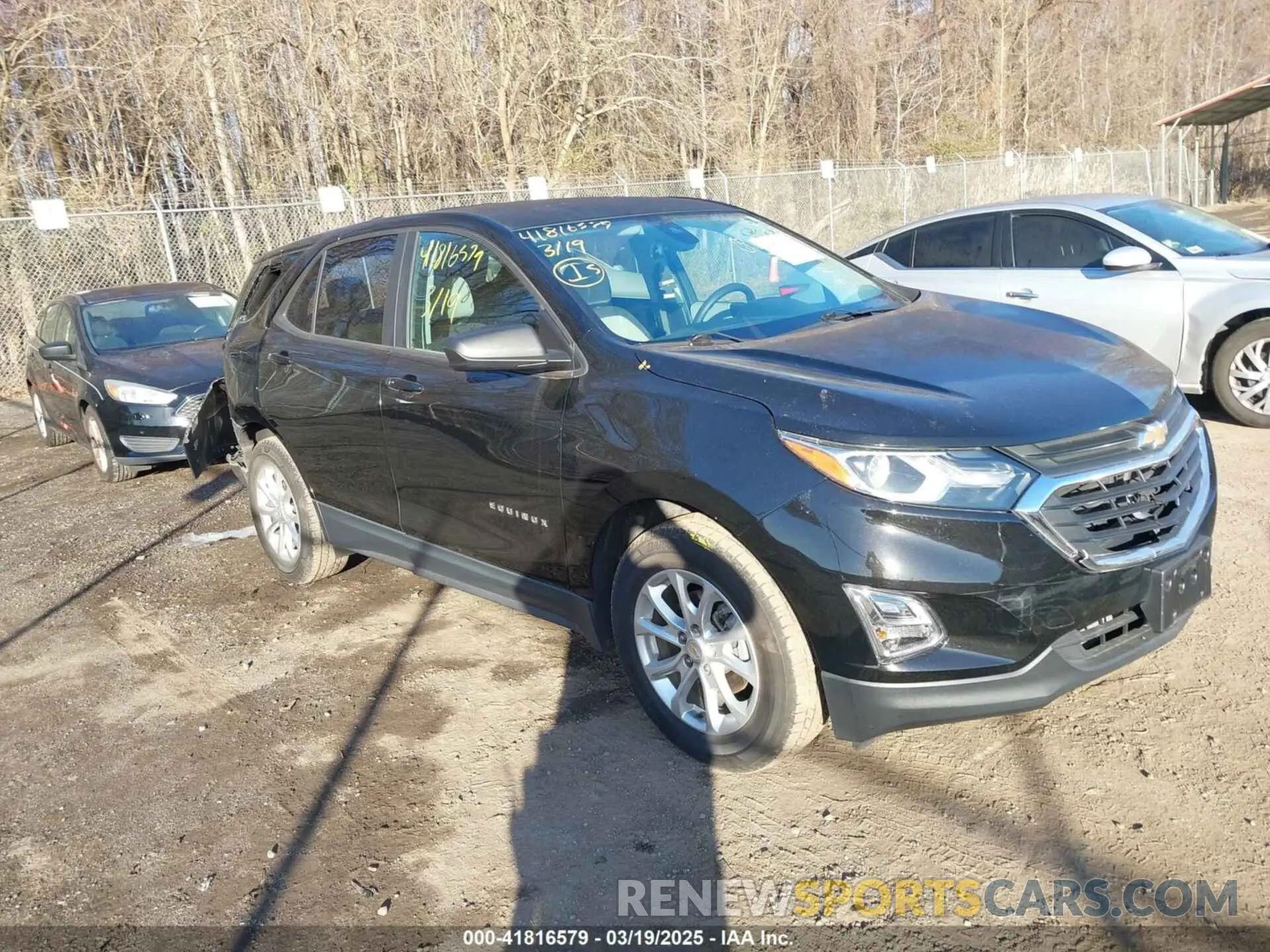 1 Photograph of a damaged car 2GNAXHEV9L6151229 CHEVROLET EQUINOX 2020
