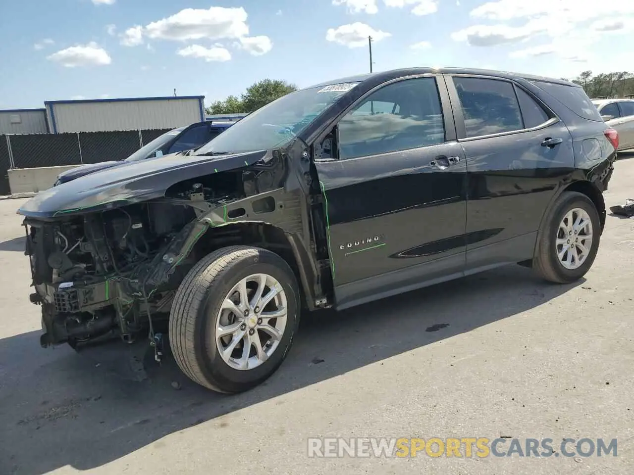 1 Photograph of a damaged car 2GNAXHEV9L6208318 CHEVROLET EQUINOX 2020
