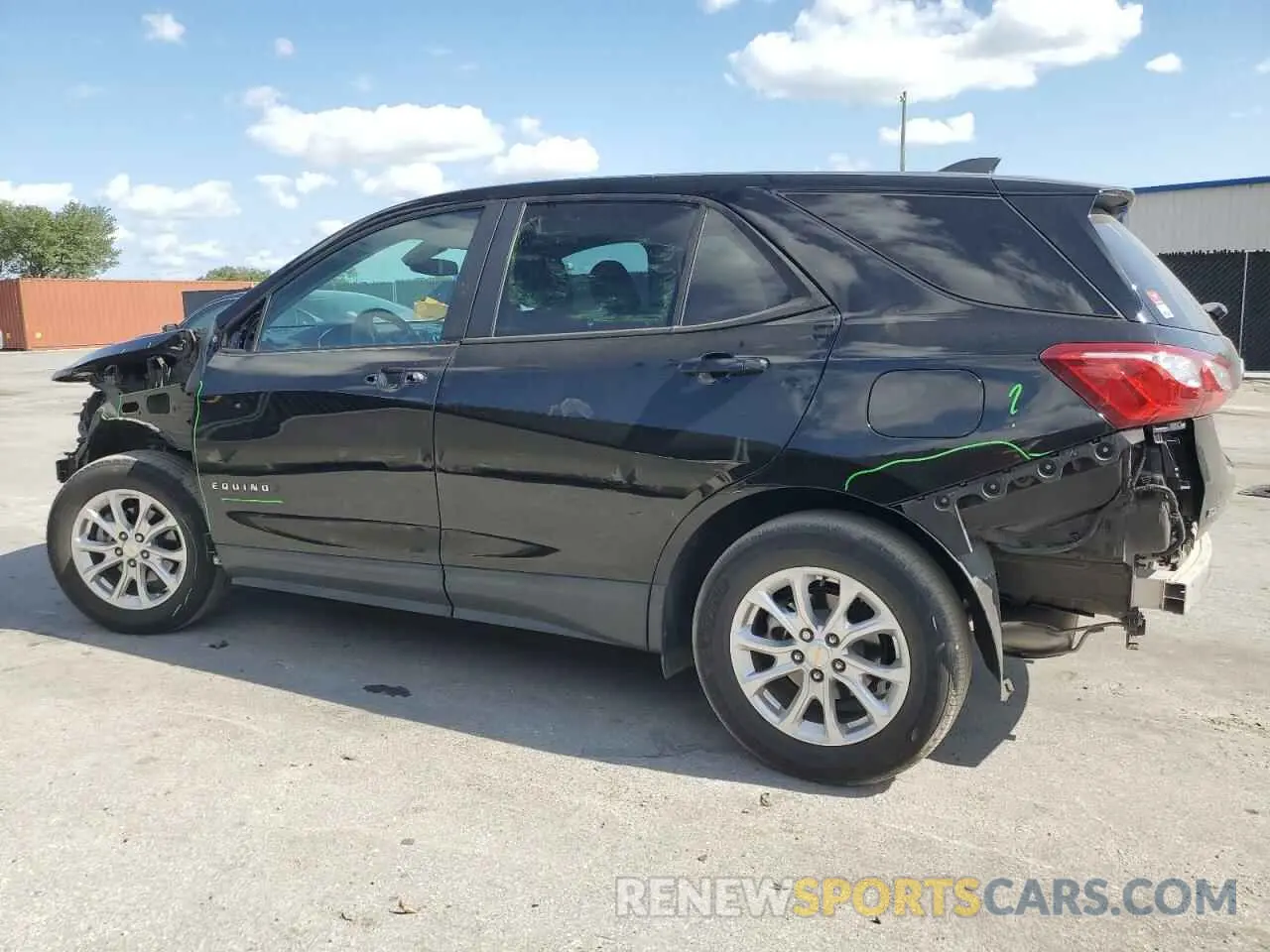 2 Photograph of a damaged car 2GNAXHEV9L6208318 CHEVROLET EQUINOX 2020