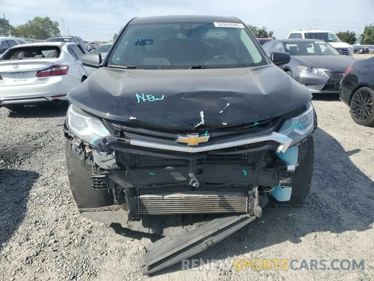 5 Photograph of a damaged car 2GNAXHEVXL6117462 CHEVROLET EQUINOX 2020