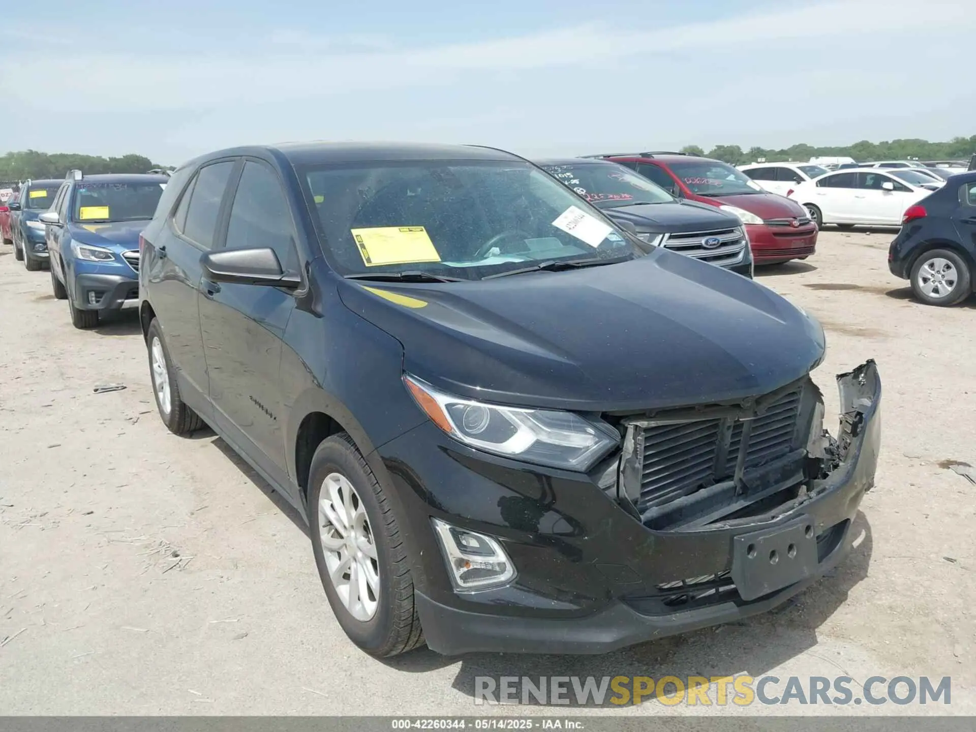 1 Photograph of a damaged car 2GNAXHEVXL6148467 CHEVROLET EQUINOX 2020