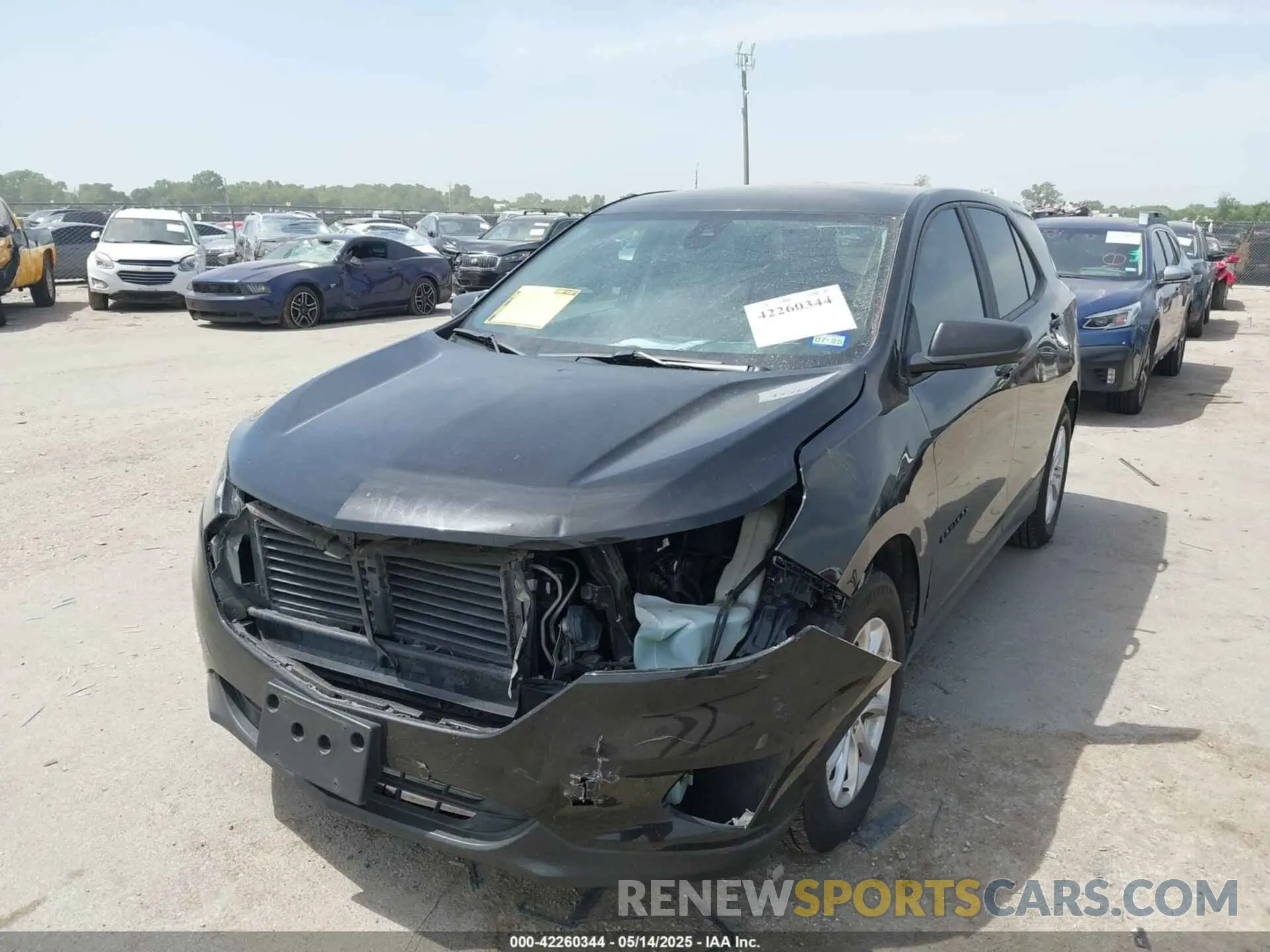 2 Photograph of a damaged car 2GNAXHEVXL6148467 CHEVROLET EQUINOX 2020